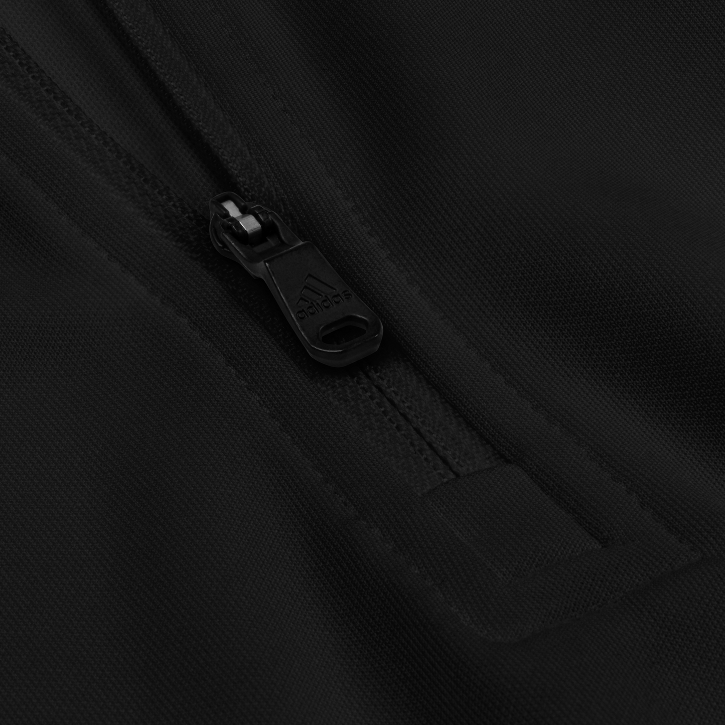 Adidas Quarter Zip Pullover Activewear — Black