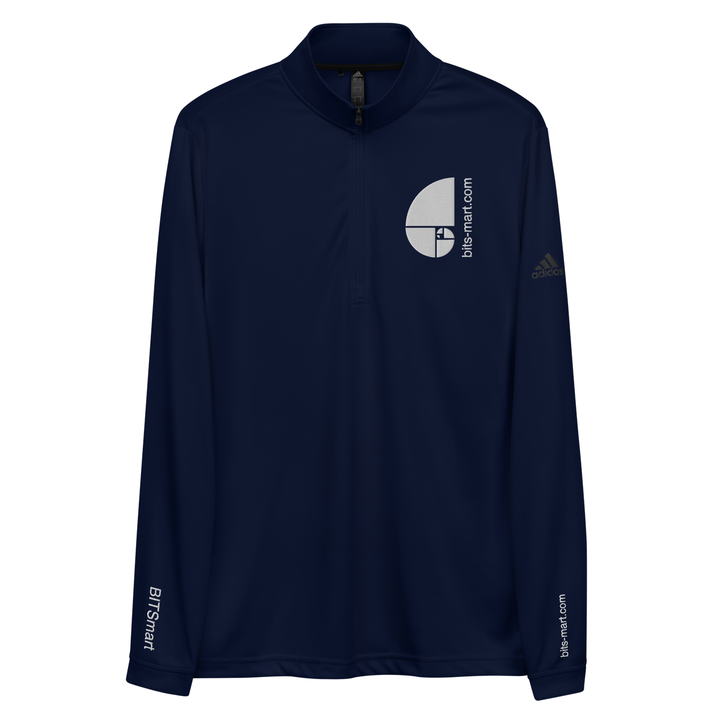 Adidas Quarter Zip Pullover Activewear — Navy
