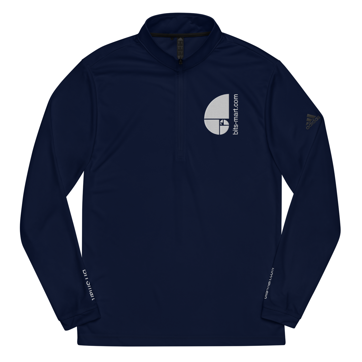 Adidas Quarter Zip Pullover Activewear — Navy