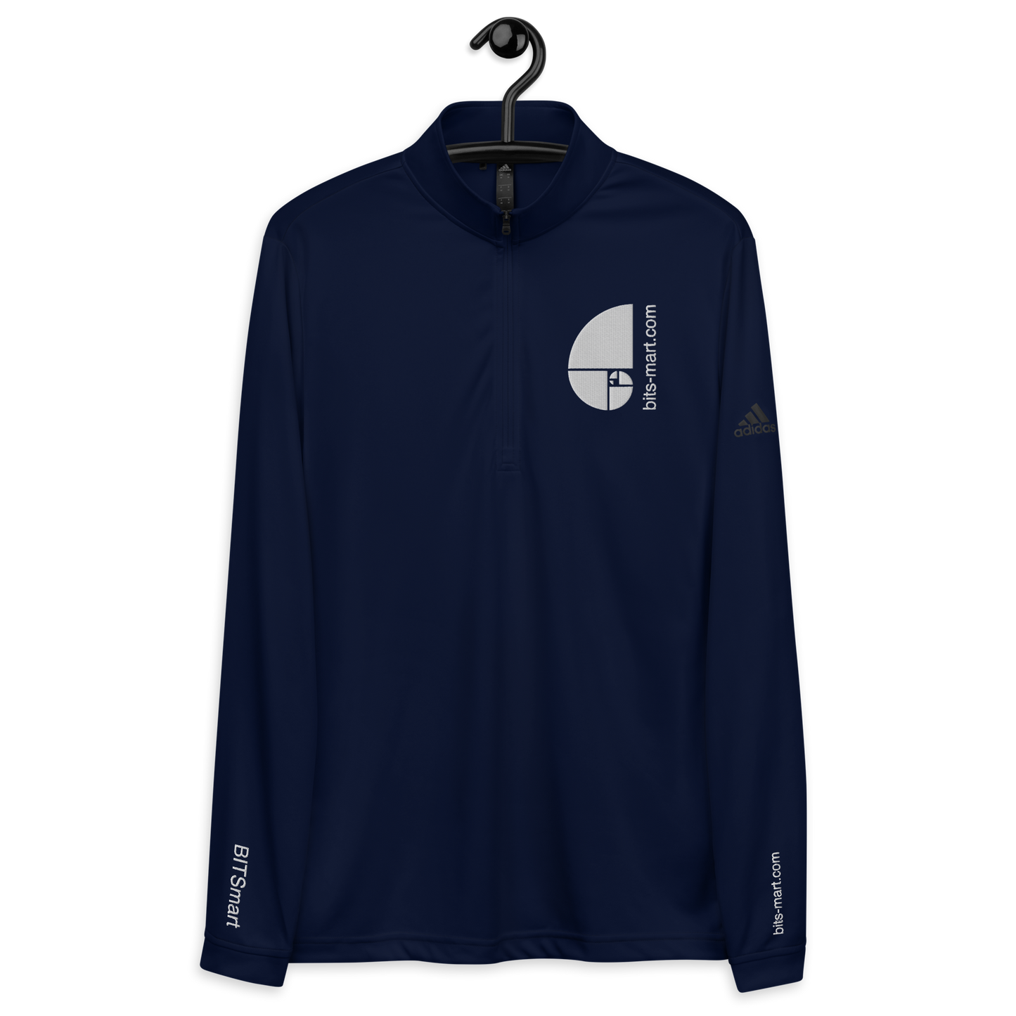 Adidas Quarter Zip Pullover Activewear — Navy