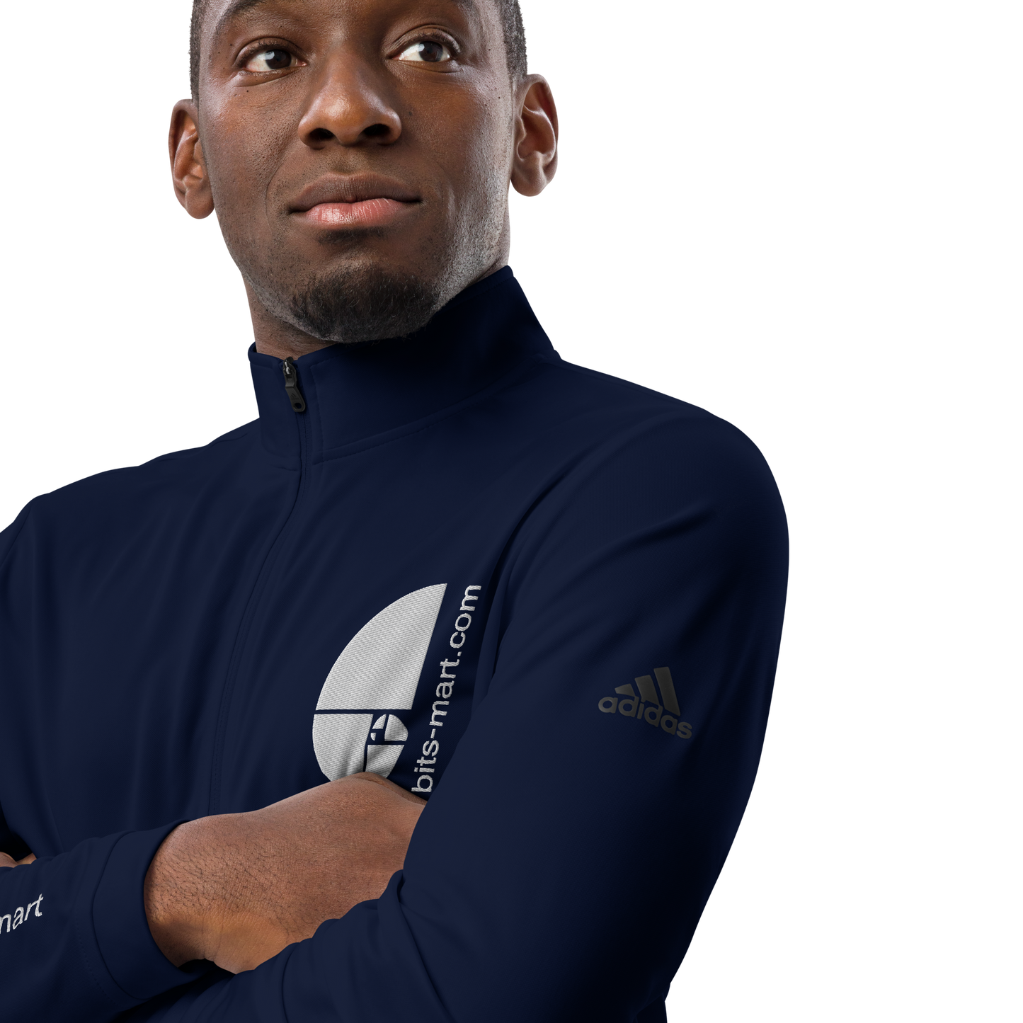 Adidas Quarter Zip Pullover Activewear — Navy