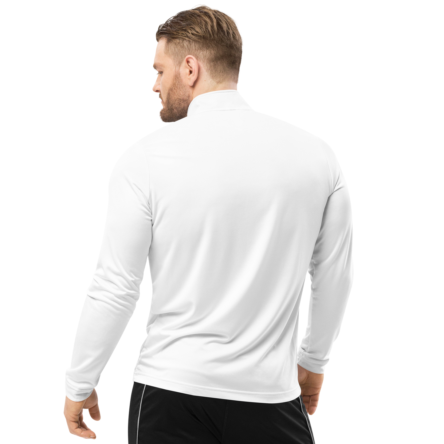 Adidas Quarter Zip Pullover Activewear — White
