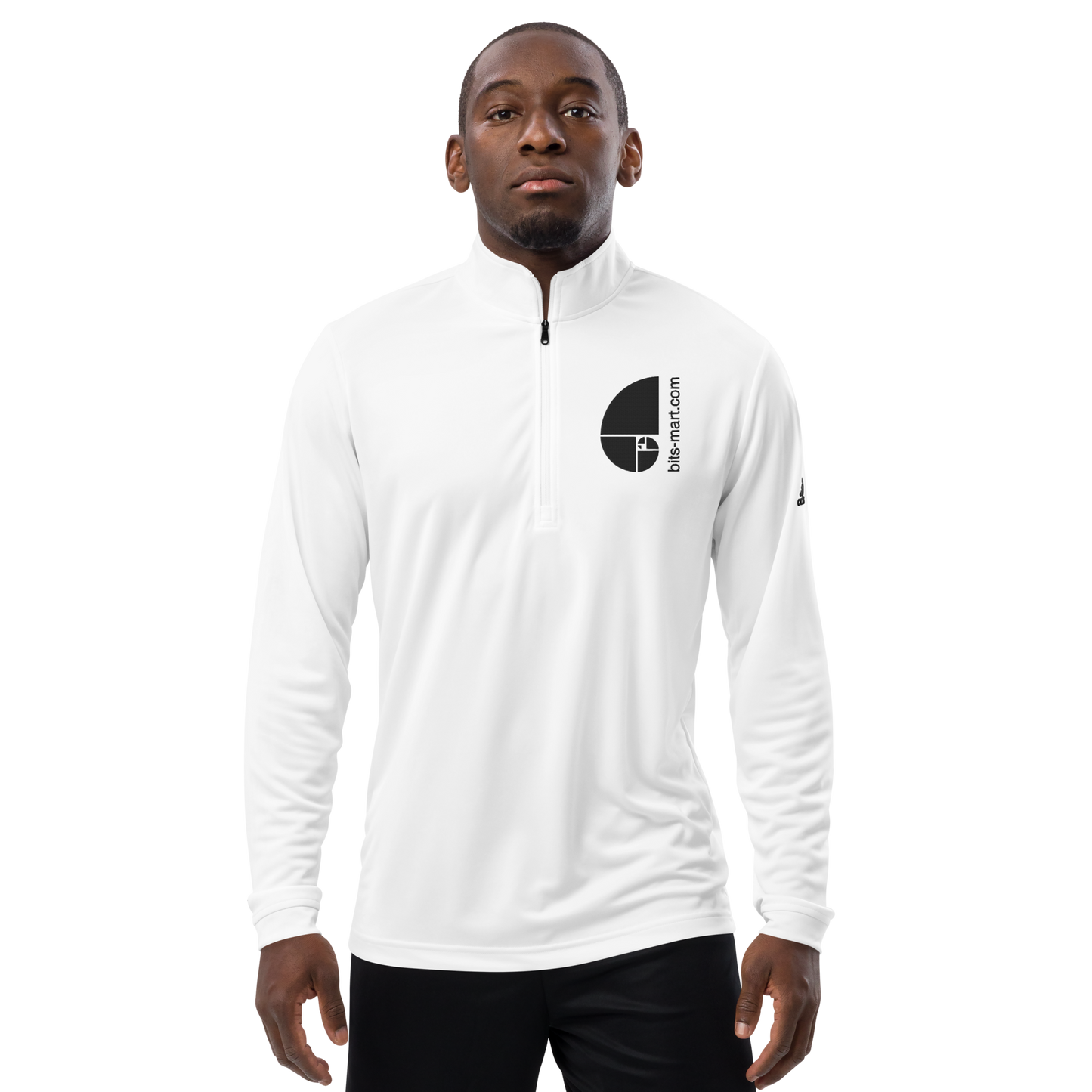 Adidas Quarter Zip Pullover Activewear — White