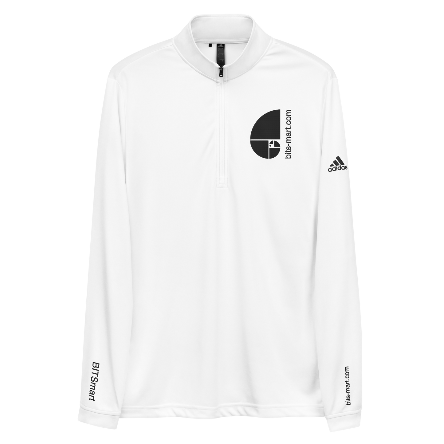 Adidas Quarter Zip Pullover Activewear — White