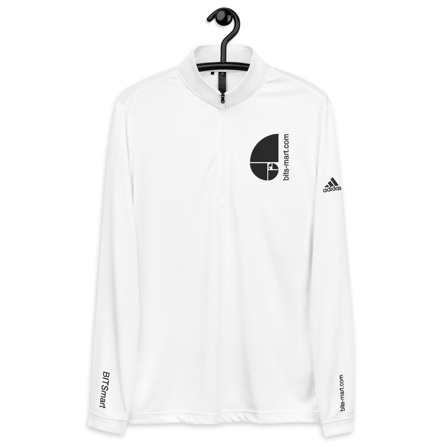 Adidas Quarter Zip Pullover Activewear — White