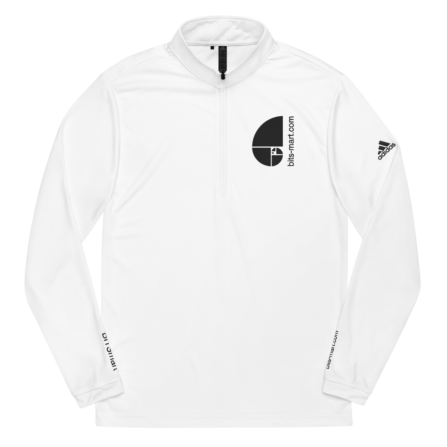 Adidas Quarter Zip Pullover Activewear — White