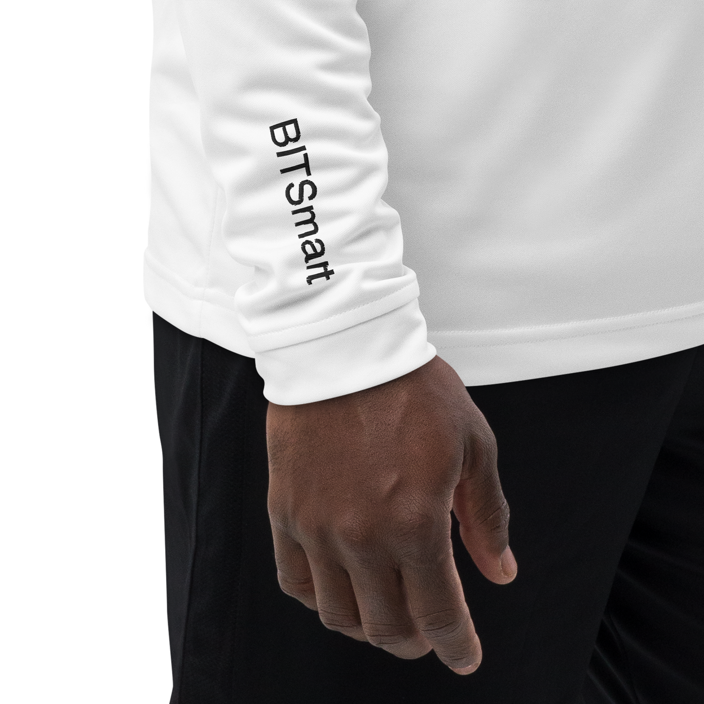 Adidas Quarter Zip Pullover Activewear — White