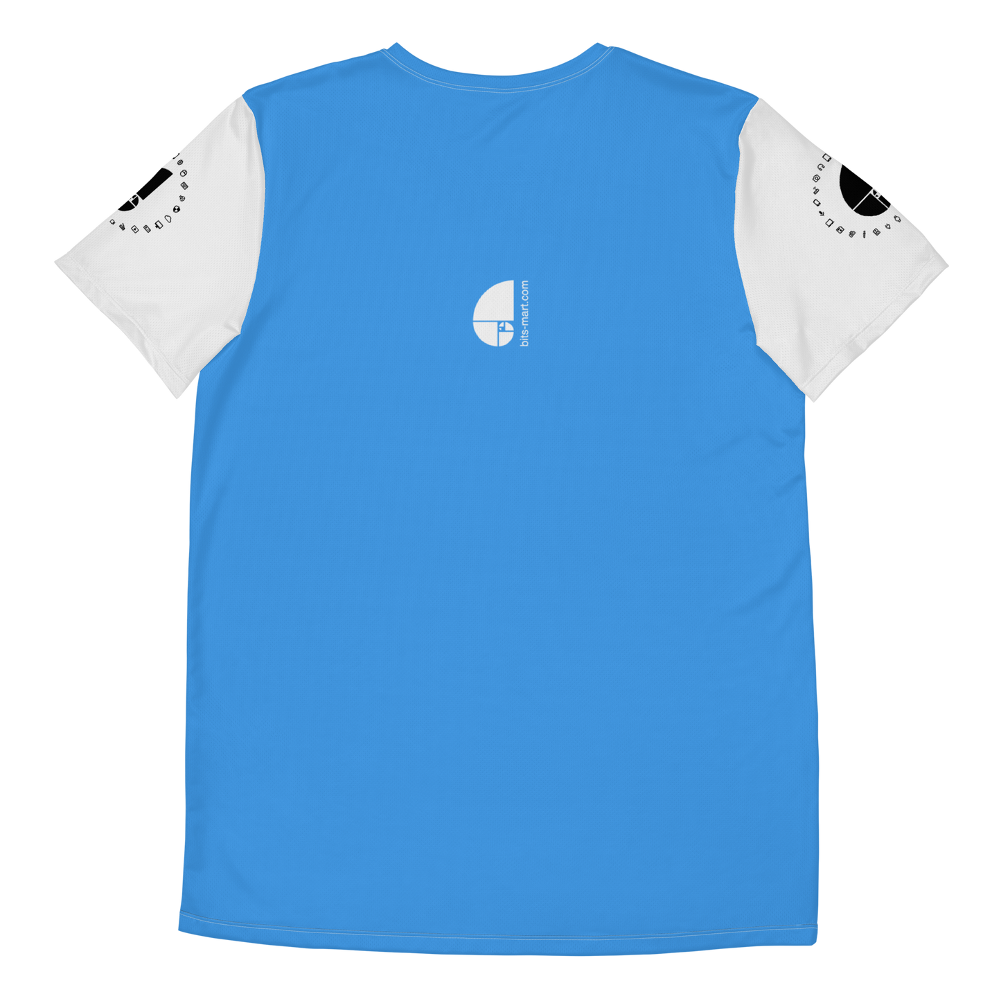 Mens Athletic Polyester T-shirt — Copper Sulphate