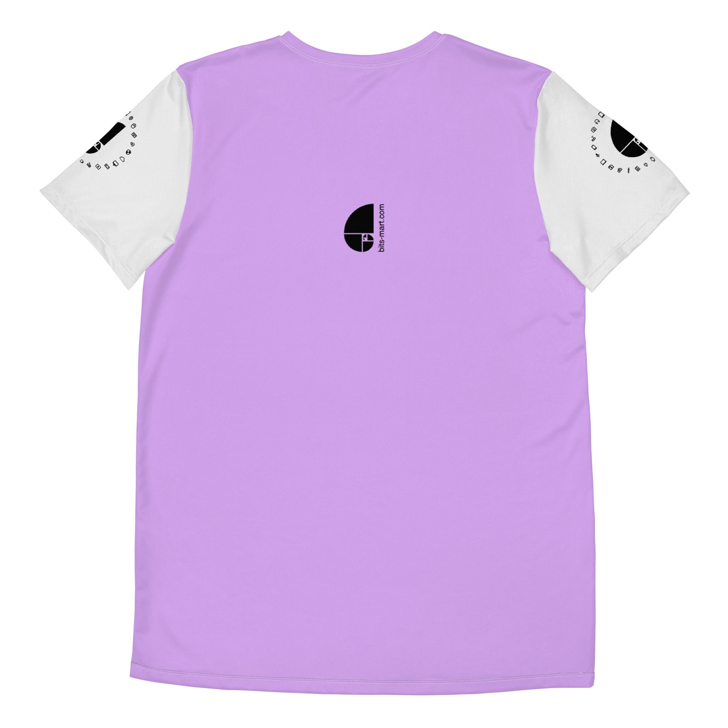 Mens Athletic Polyester T-shirt — Lavender