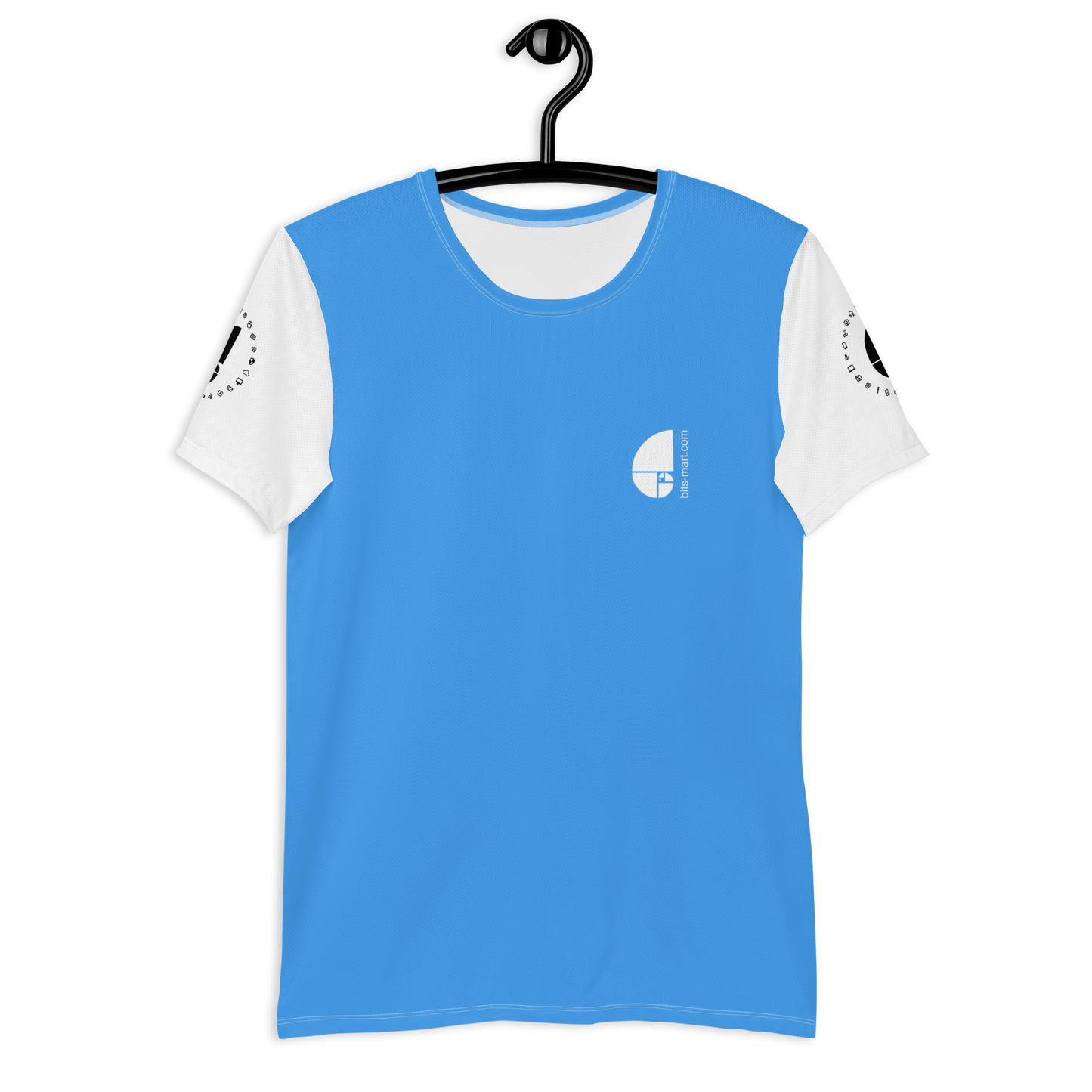 Mens Athletic Polyester T-shirt — Copper Sulphate