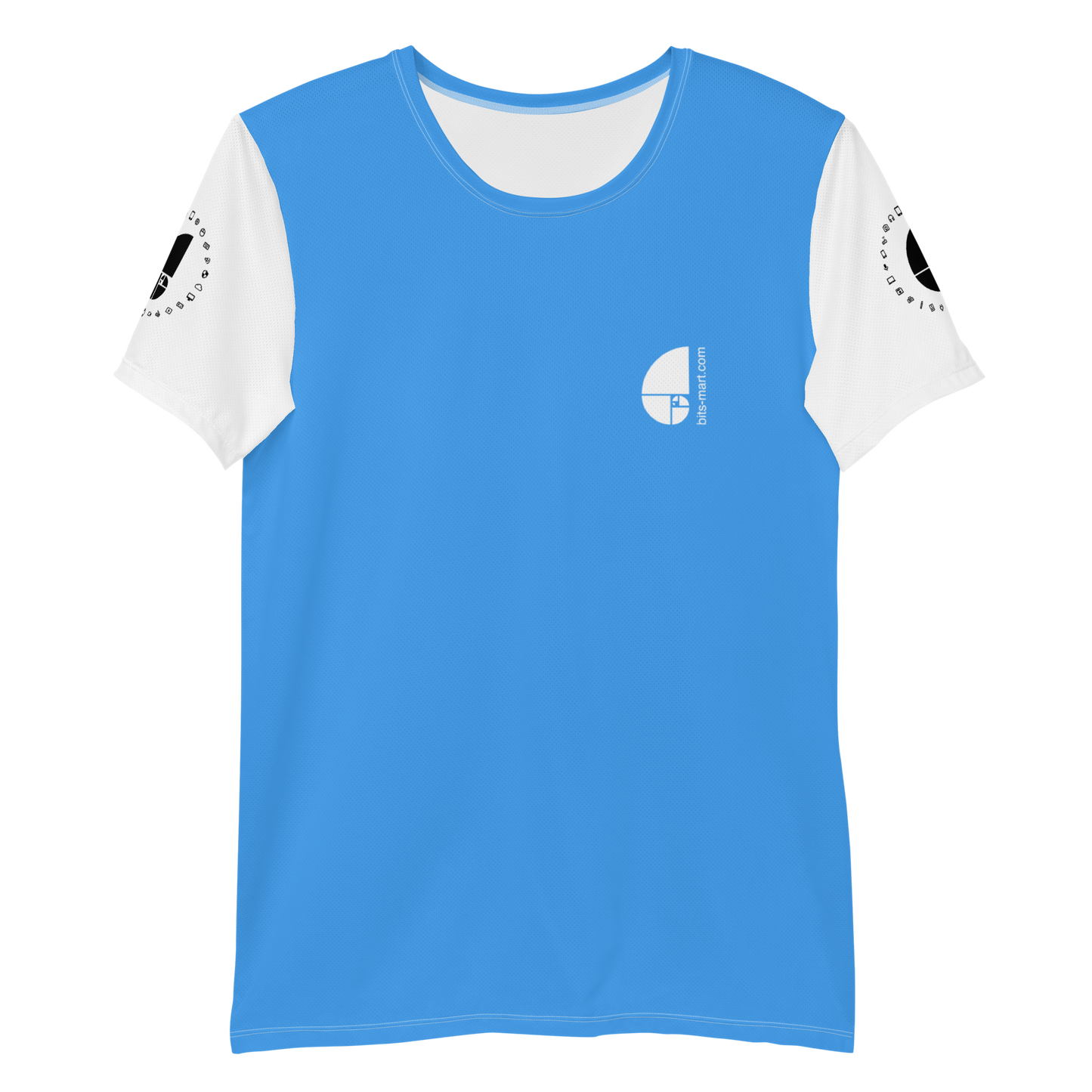 Mens Athletic Polyester T-shirt — Copper Sulphate