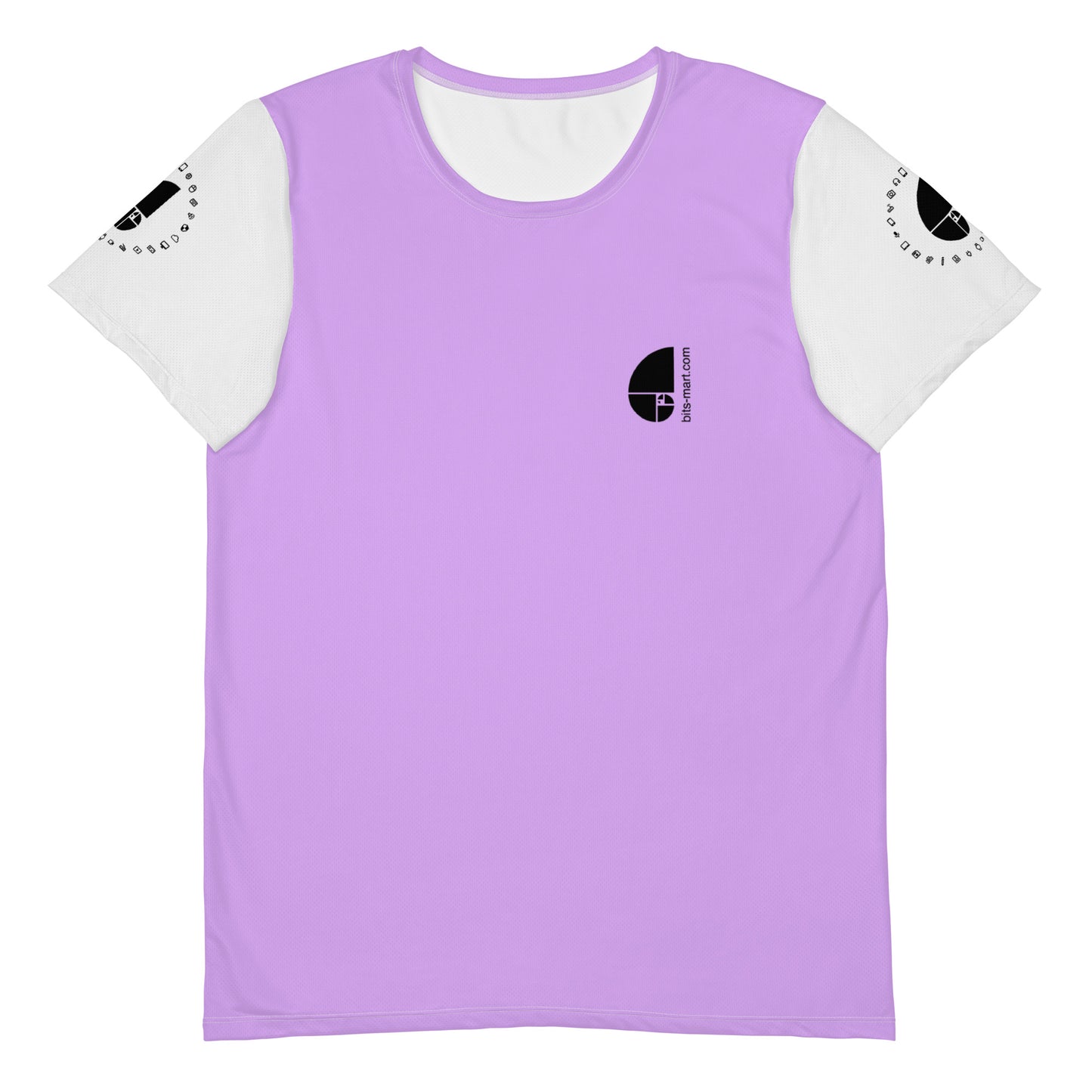 Mens Athletic Polyester T-shirt — Lavender