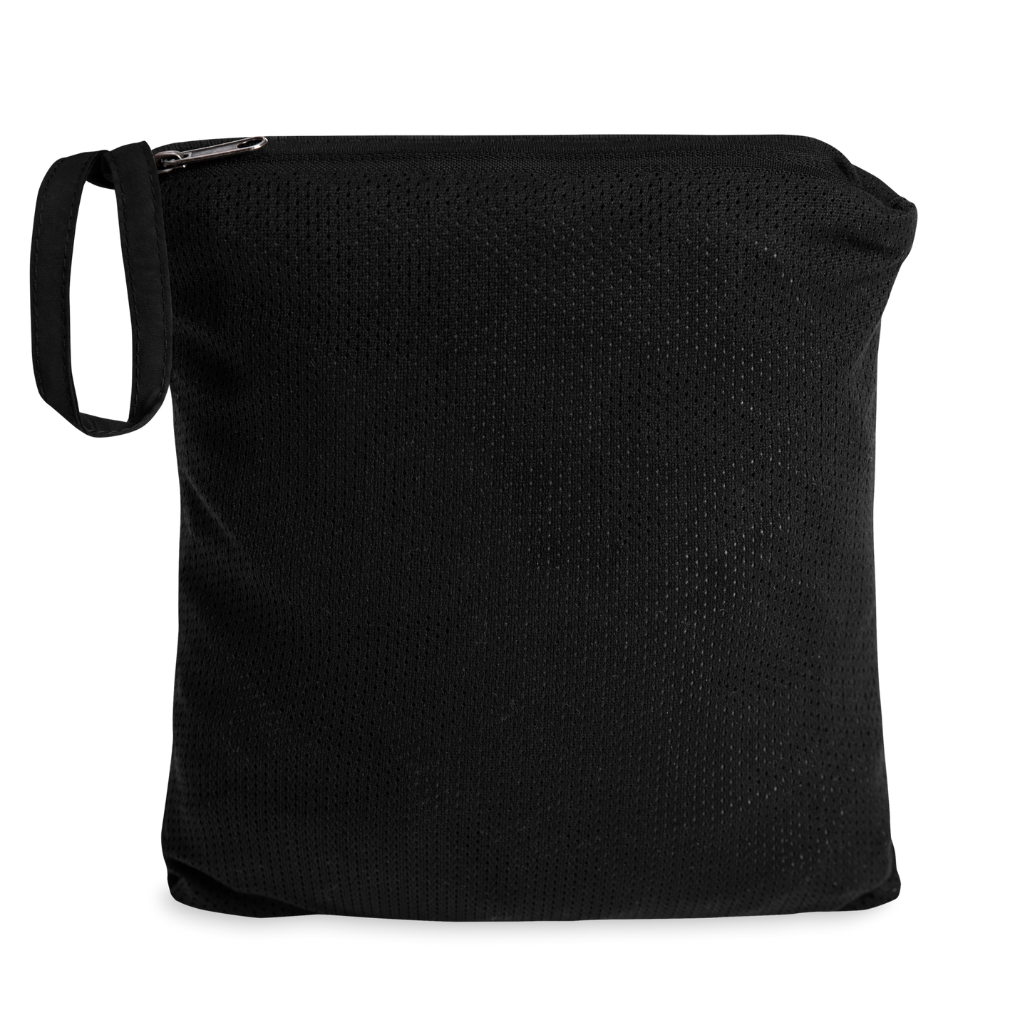 Embroidered Champion Packable Jacket — Black