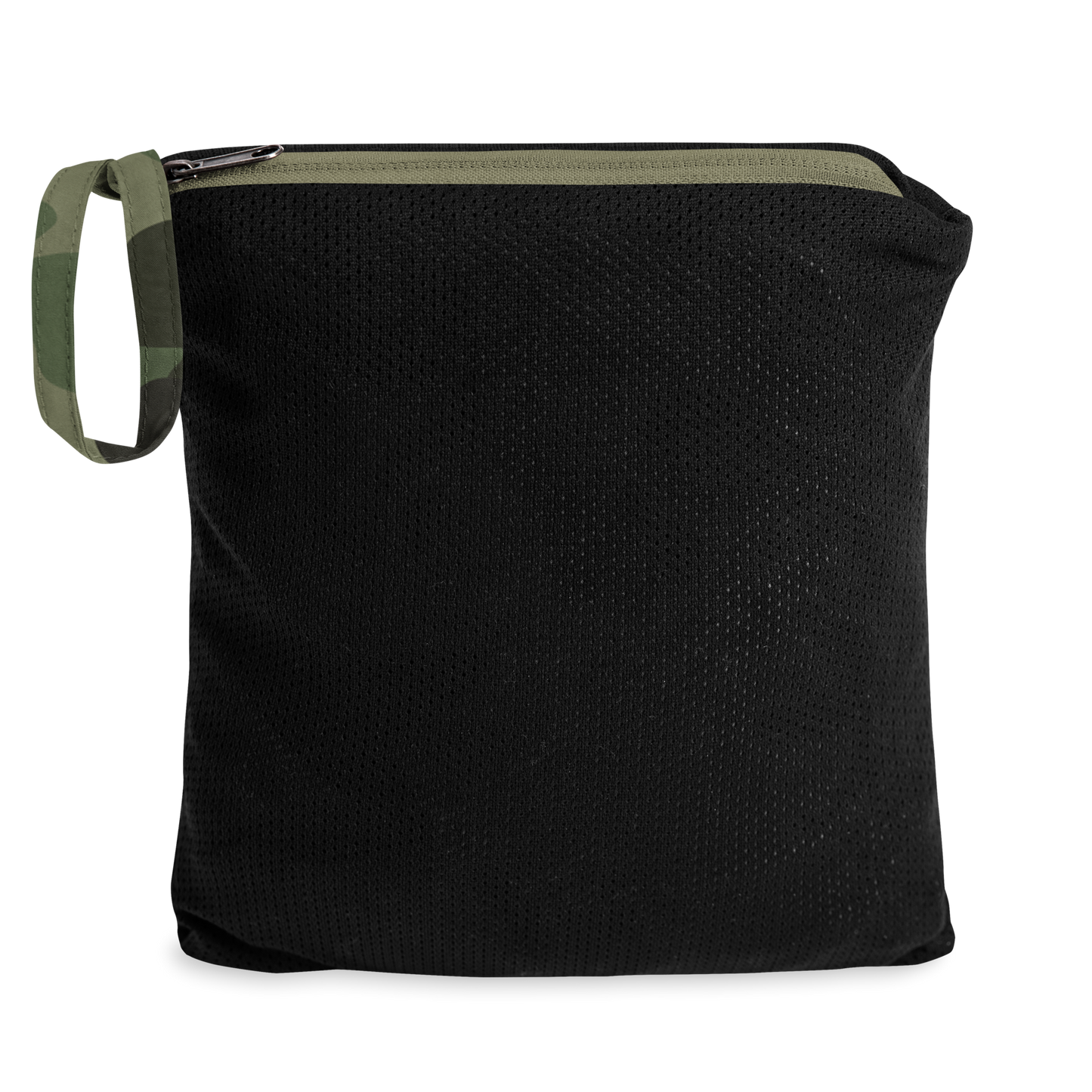 Embroidered Champion Packable Jacket — Olive Green Camo