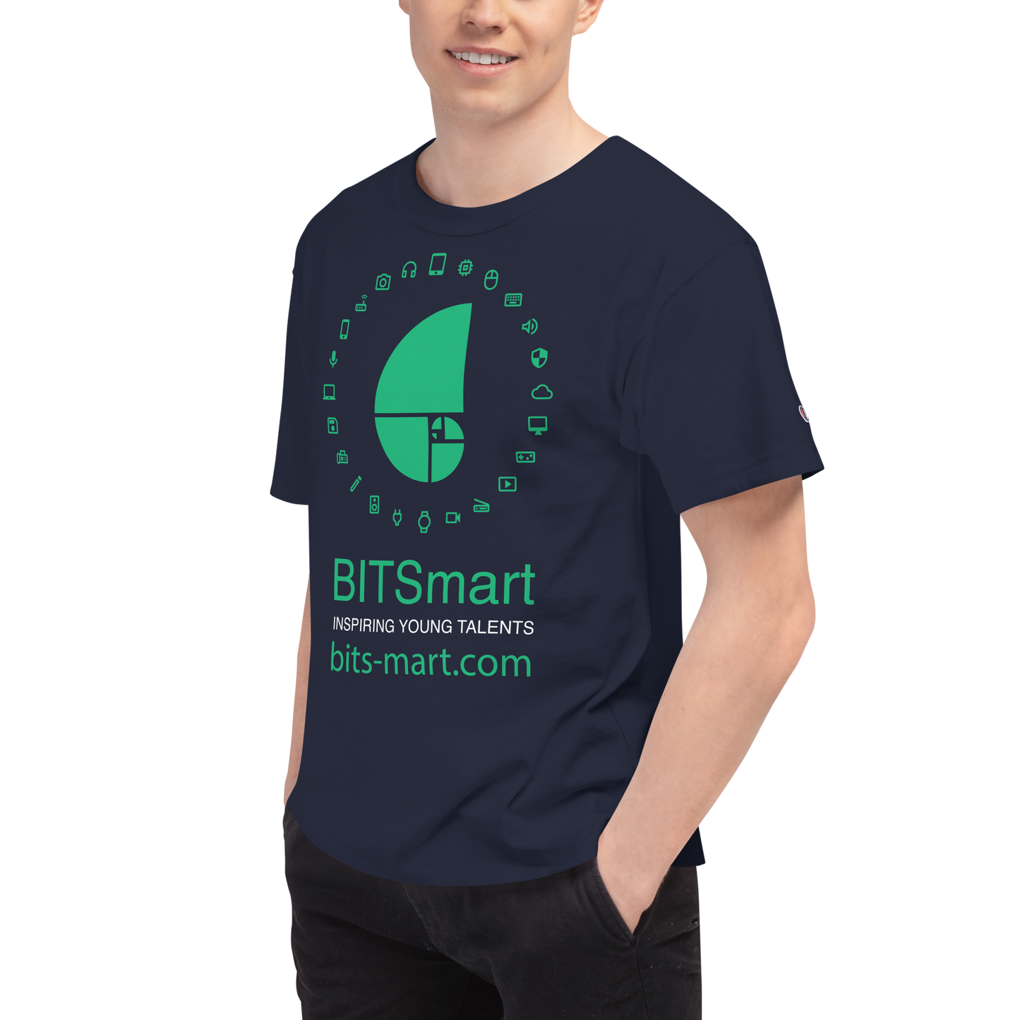 Men's Champion T-Shirt — Navy