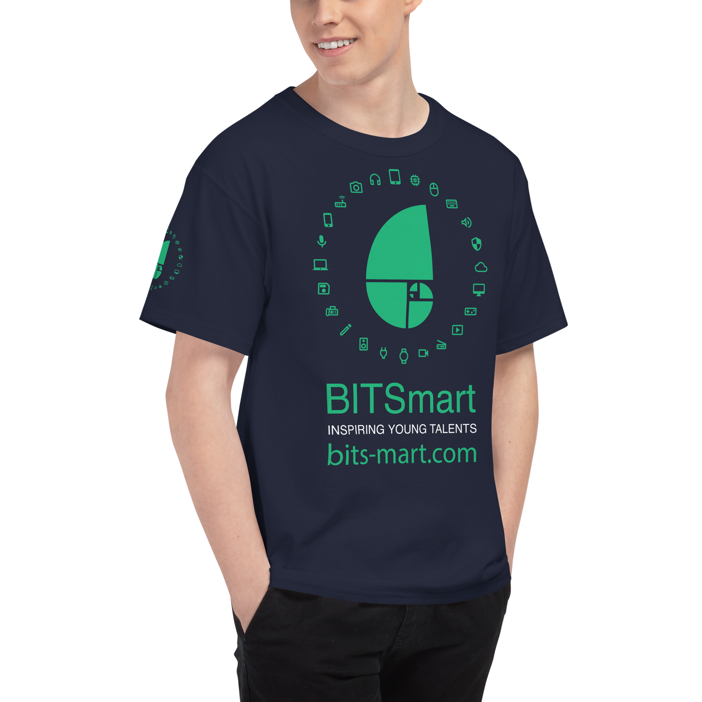 Men's Champion T-Shirt — Navy