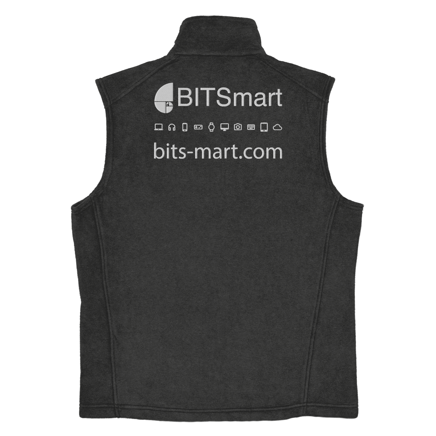 Men’s Columbia fleece vest — Grey