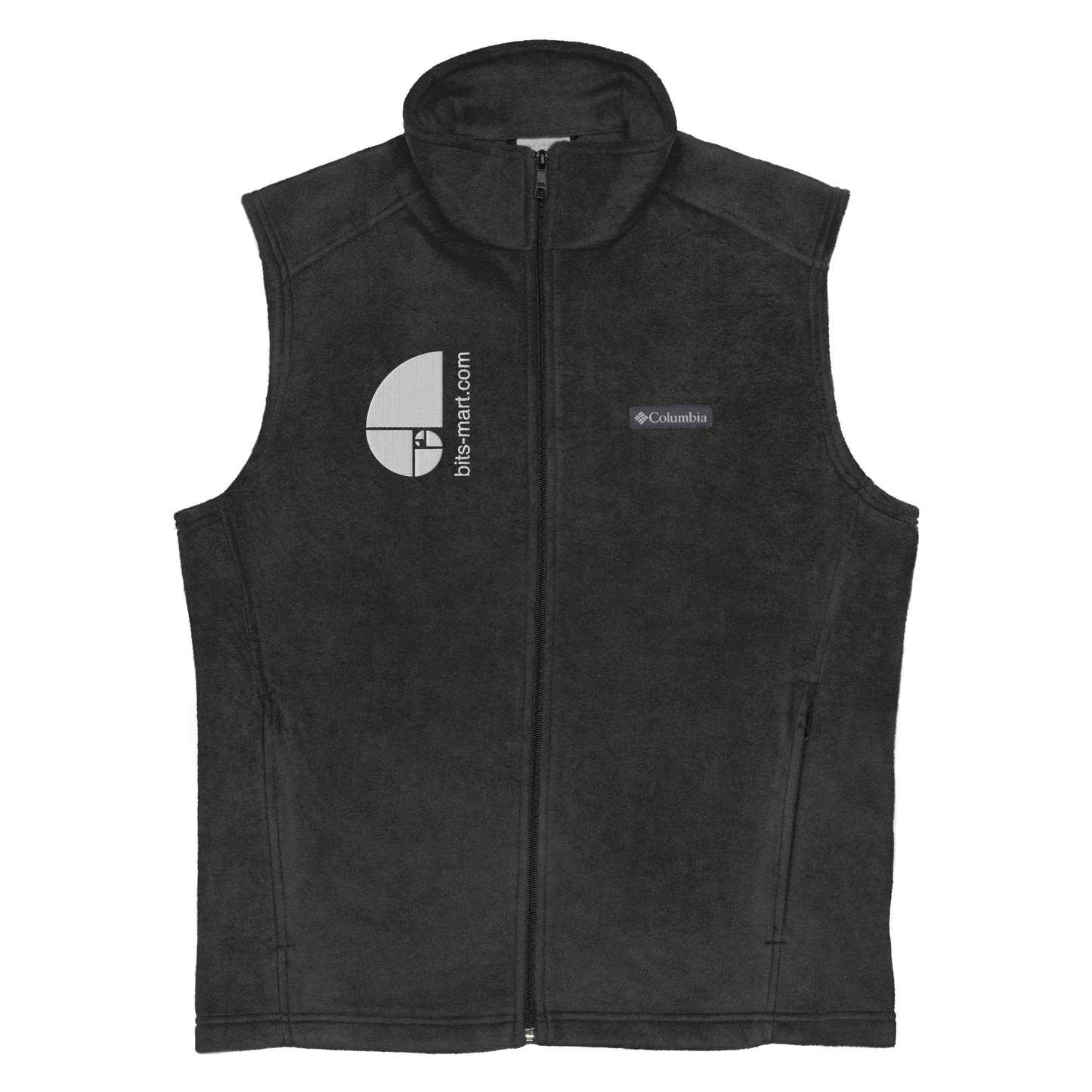 Men’s Columbia fleece vest — Grey