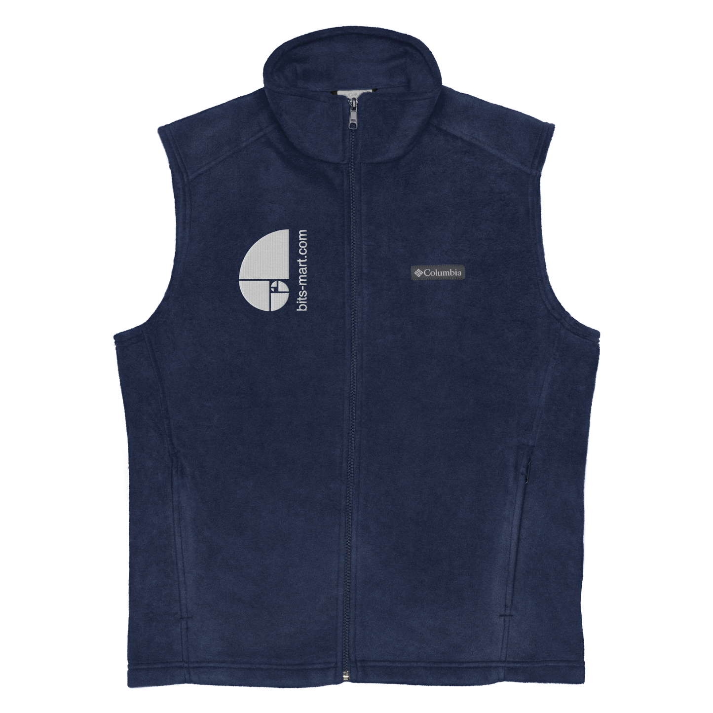 Mens Columbia fleece vest — Navy