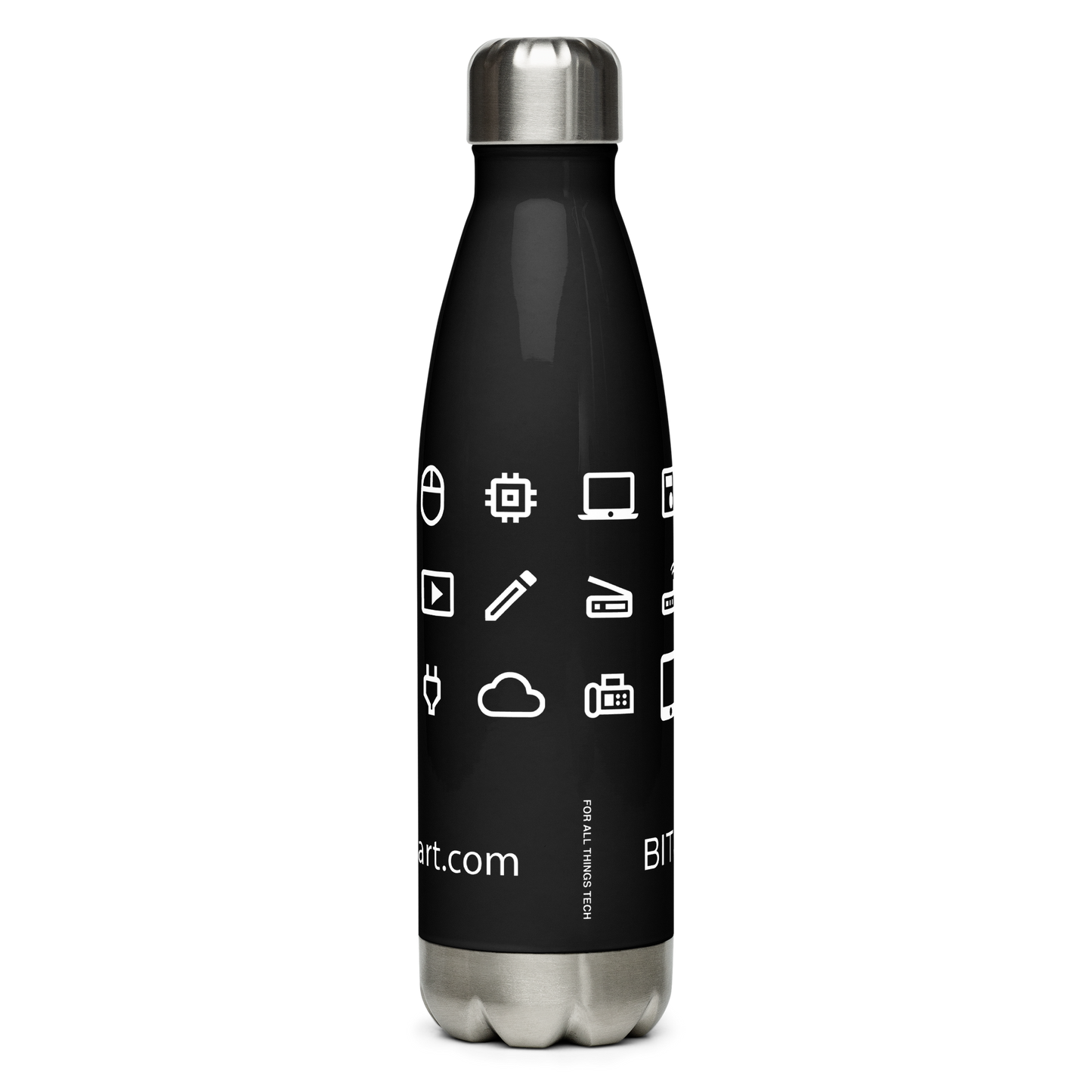Stainless Steel Water Bottle — Black