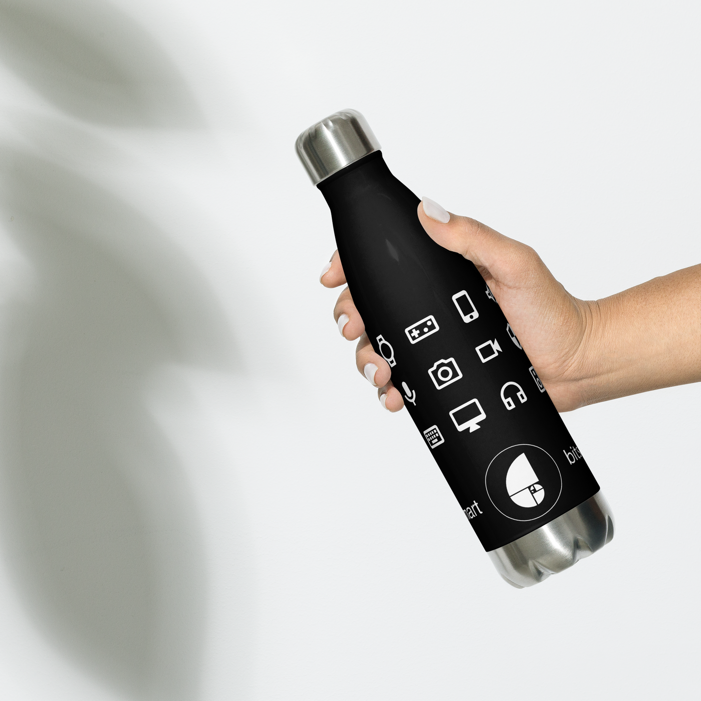 Stainless Steel Water Bottle — Black