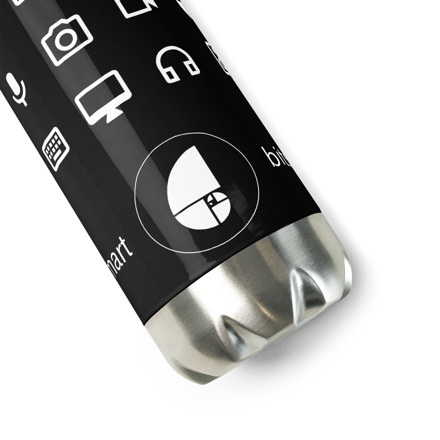 Stainless Steel Water Bottle — Black