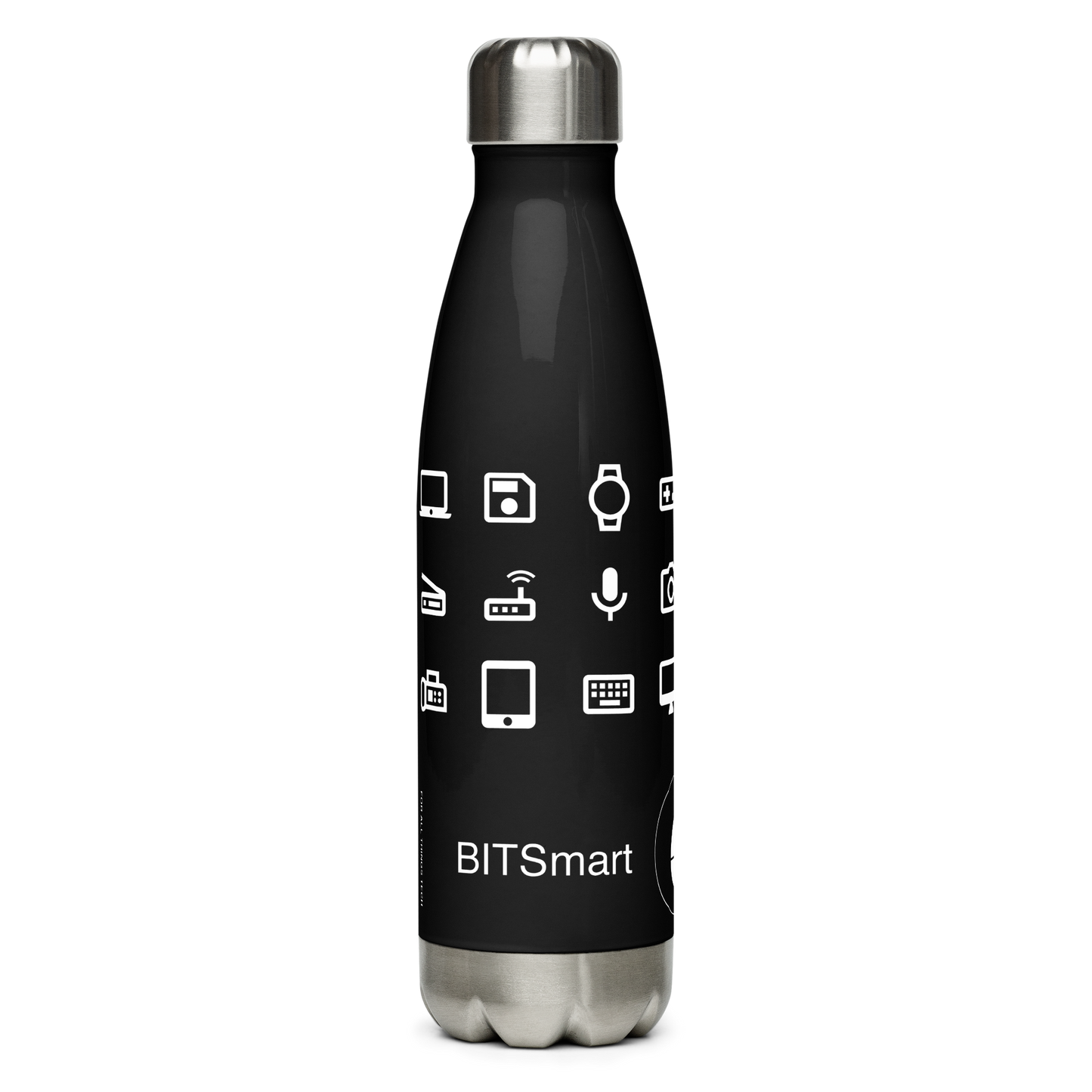 Stainless Steel Water Bottle — Black