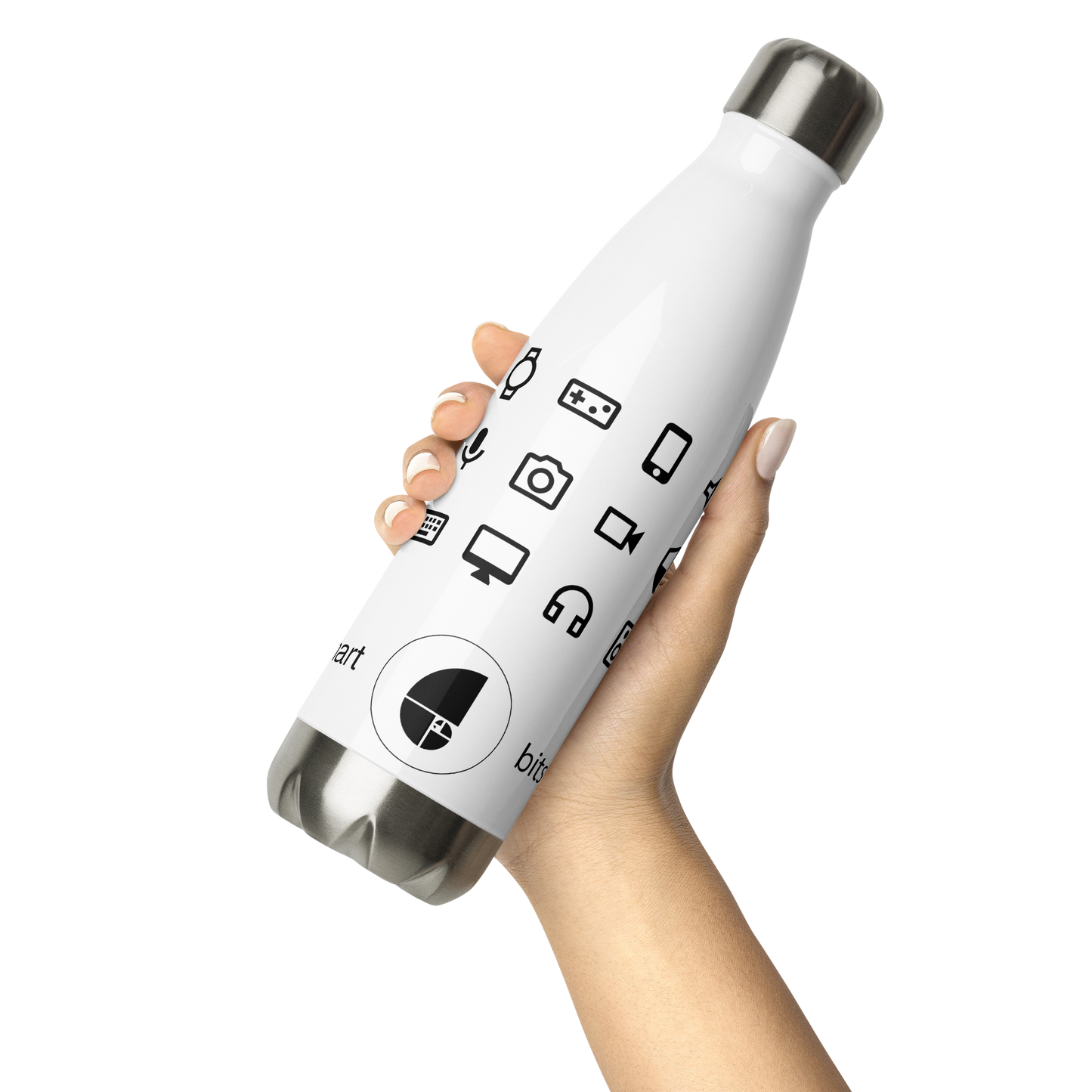 Stainless Steel Water Bottle — White