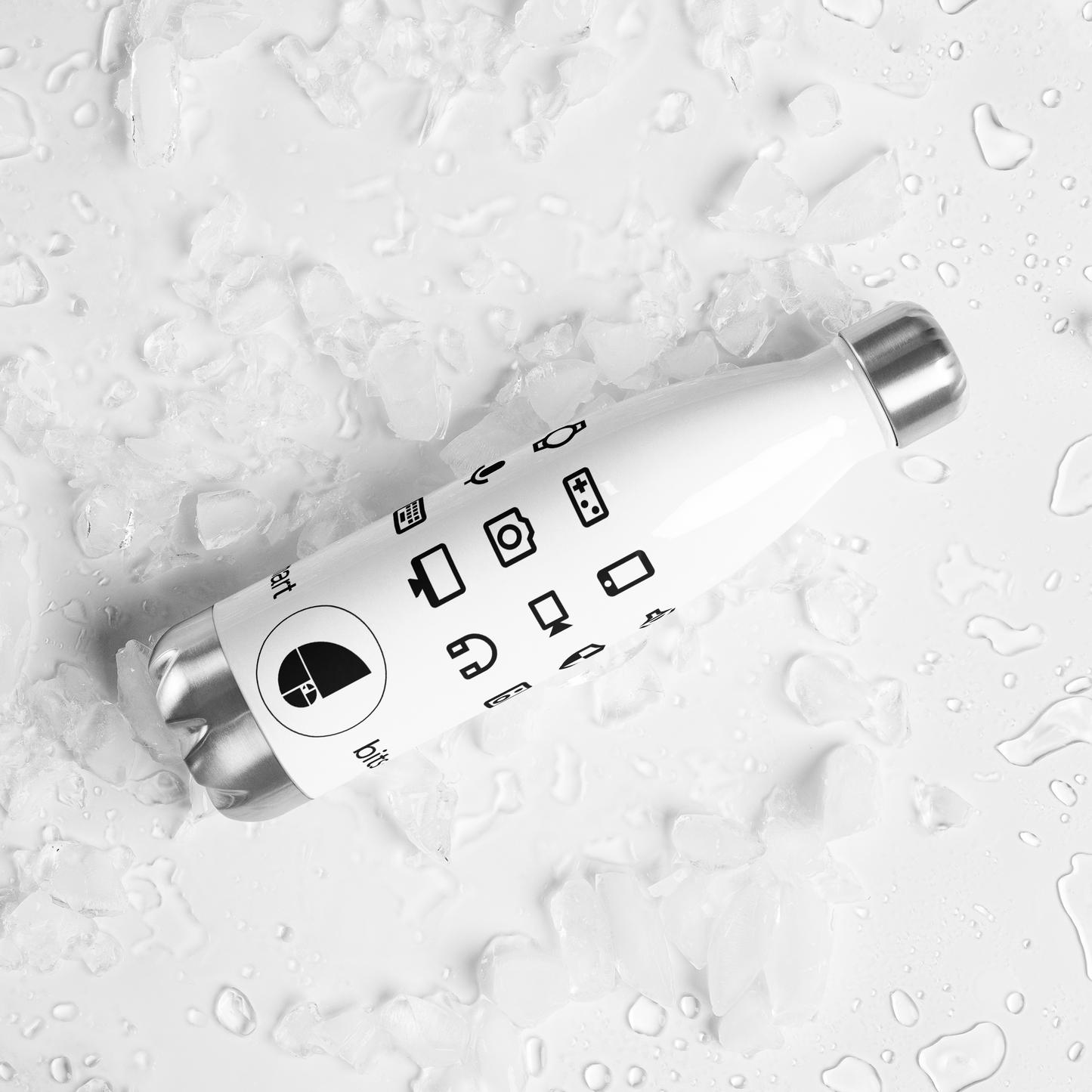 Stainless Steel Water Bottle — White