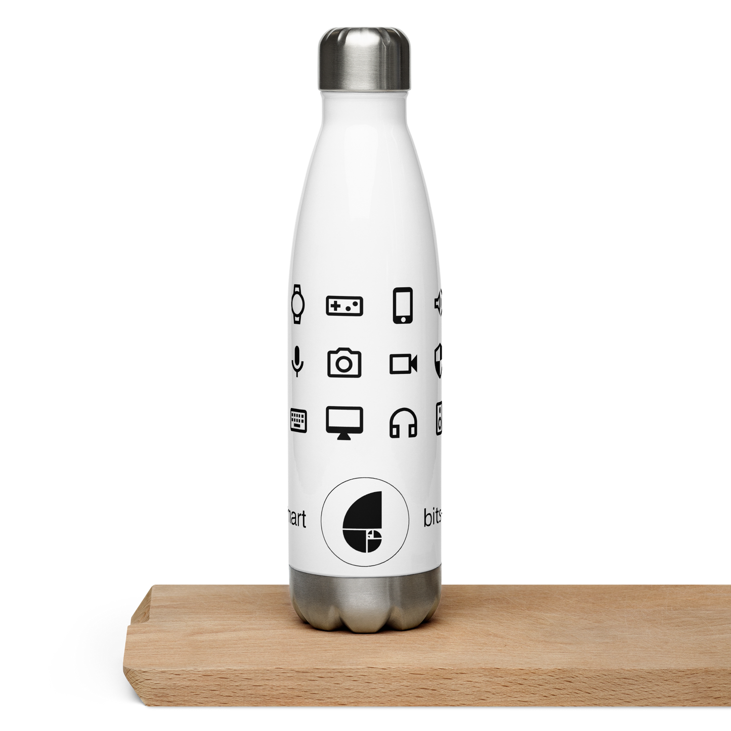 Stainless Steel Water Bottle — White