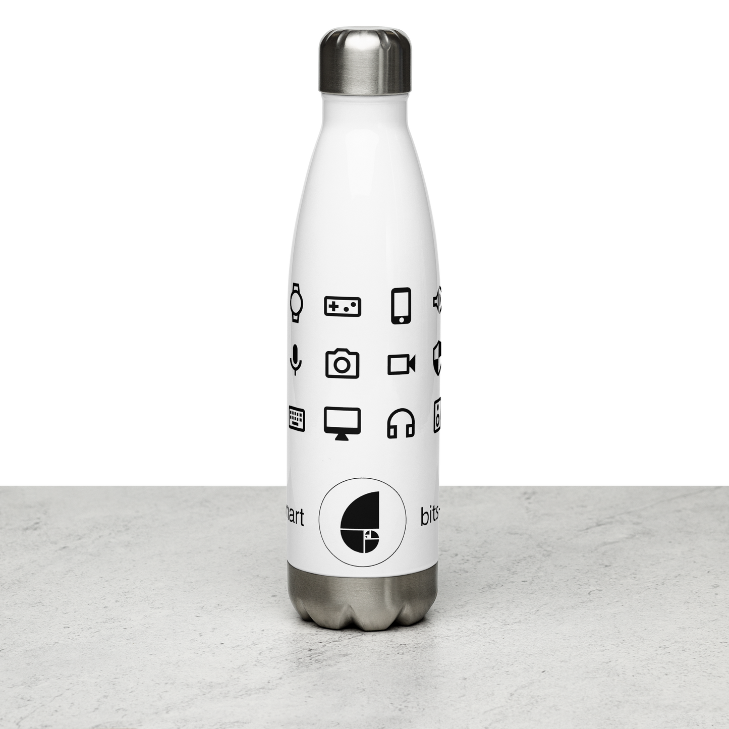 Stainless Steel Water Bottle — White