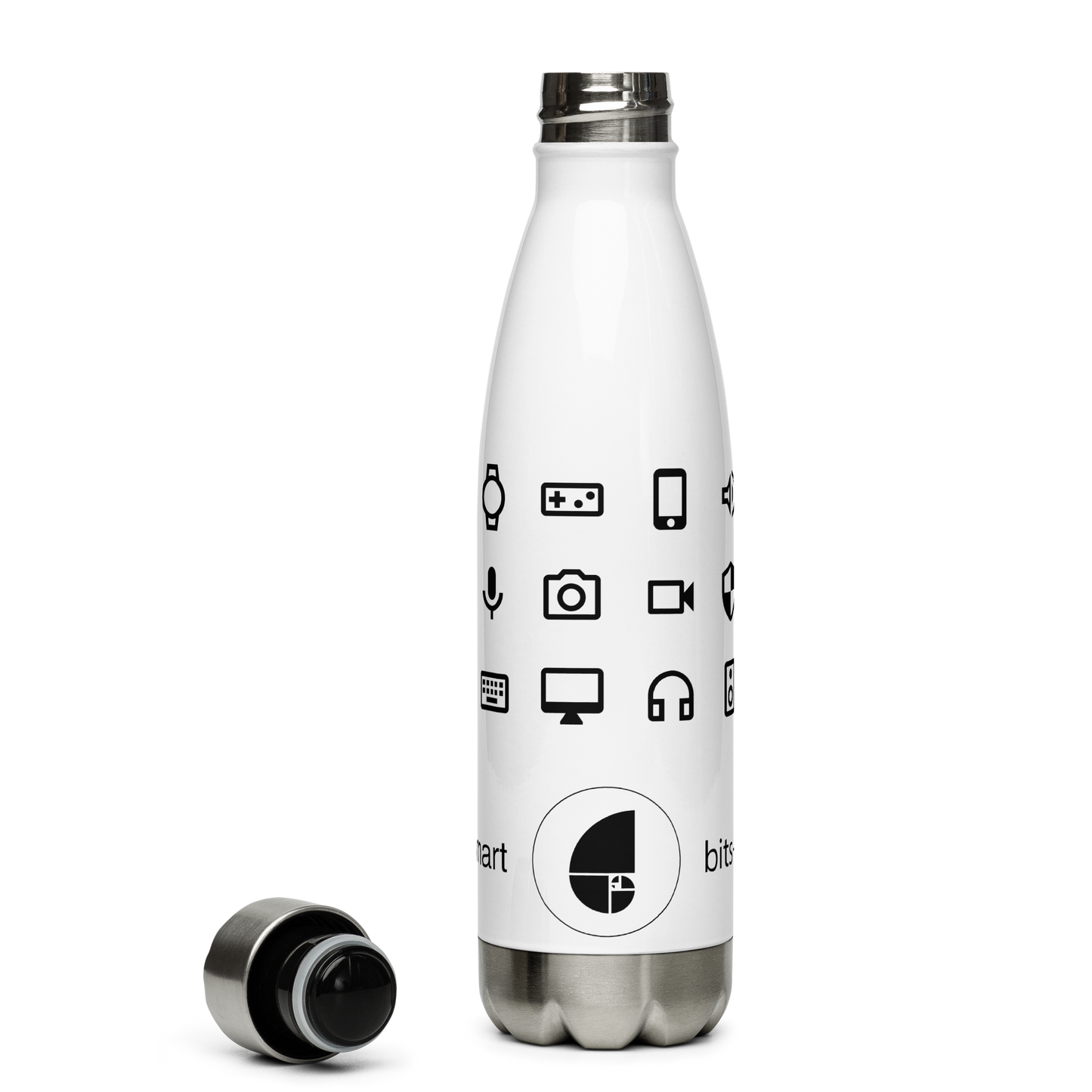 Stainless Steel Water Bottle — White