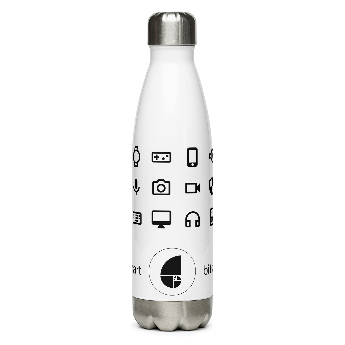 Stainless Steel Water Bottle — White