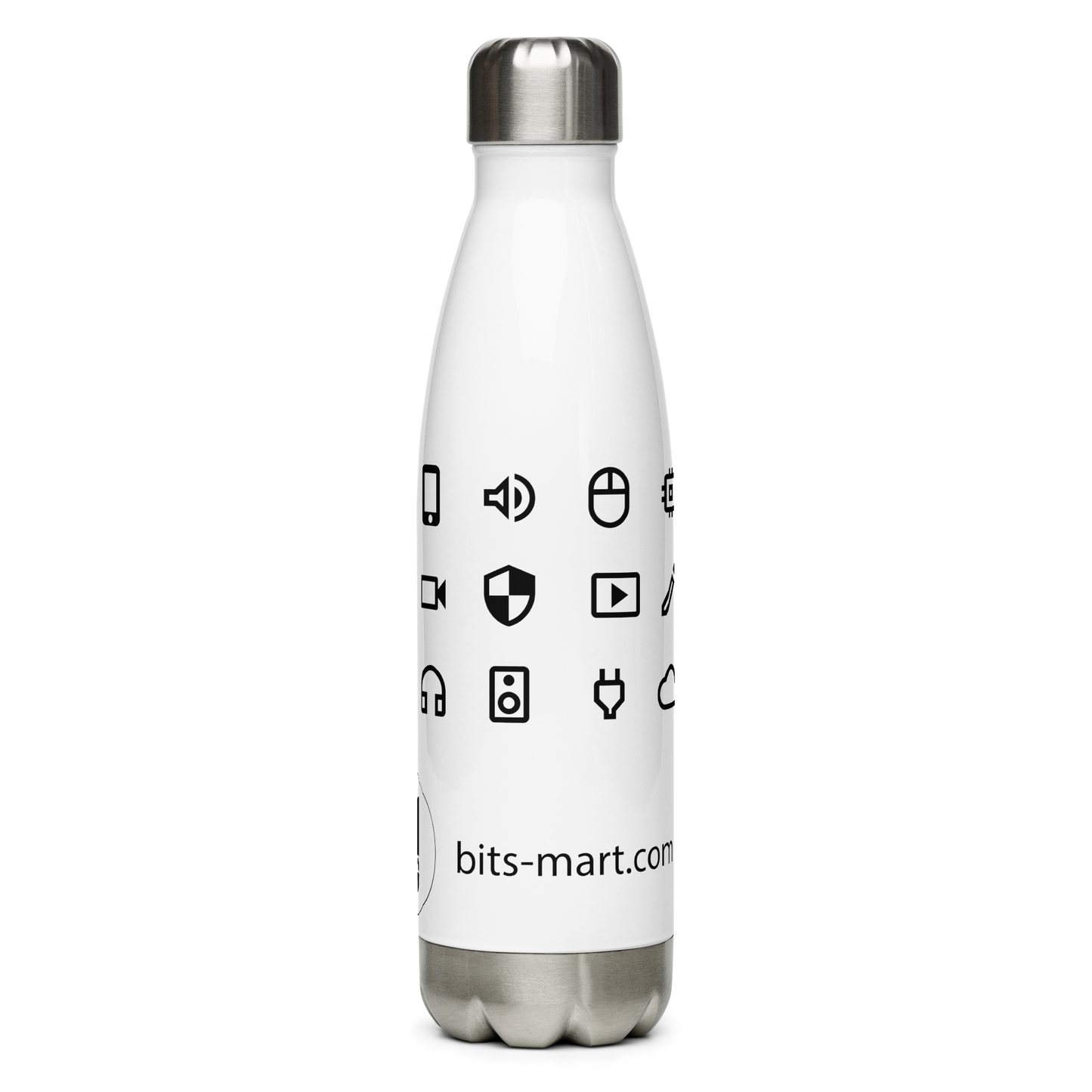 Stainless Steel Water Bottle — White