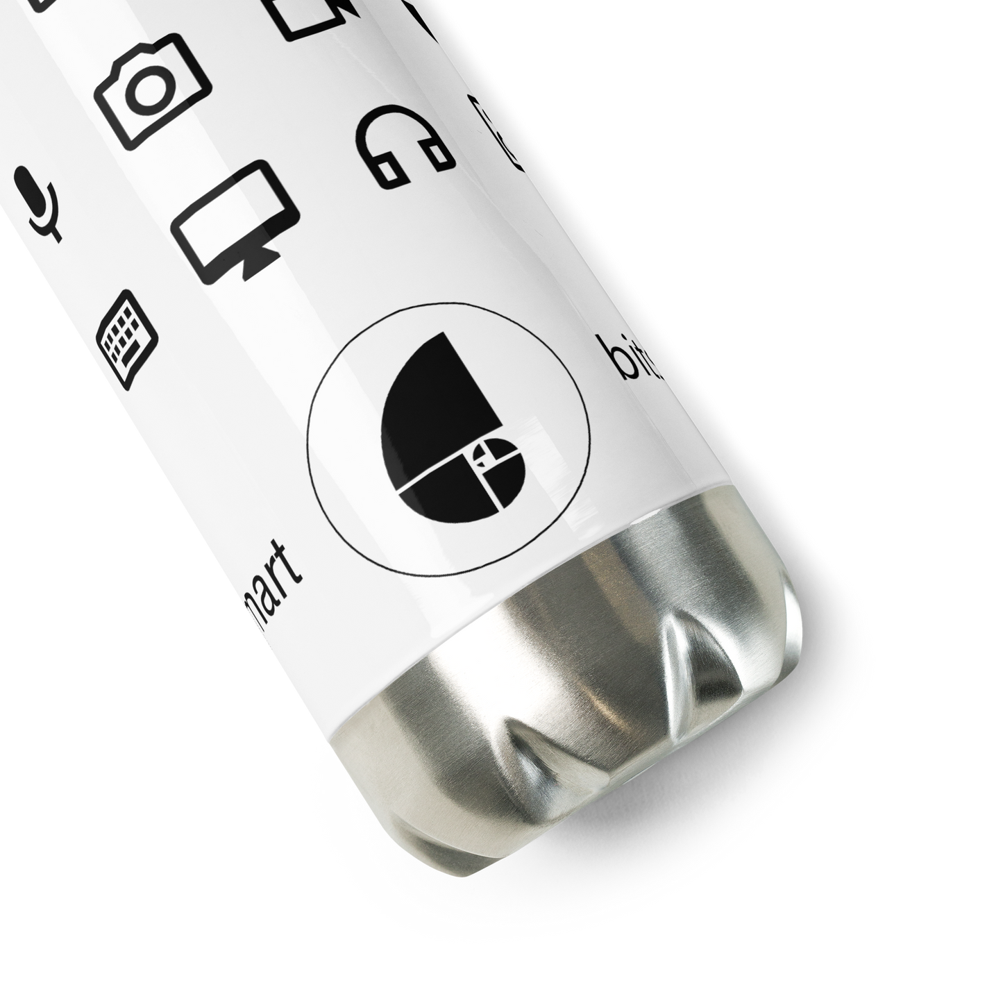Stainless Steel Water Bottle — White