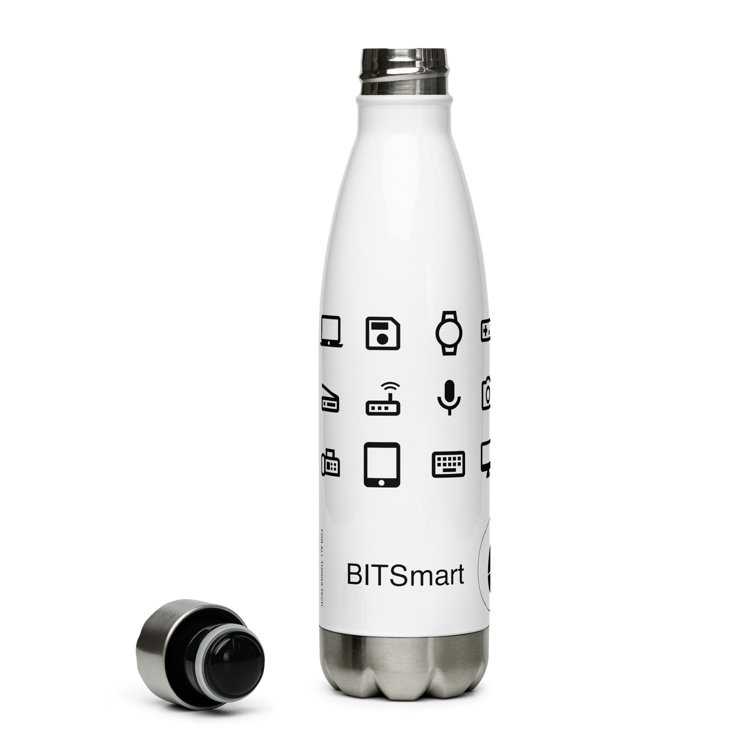 Stainless Steel Water Bottle — White