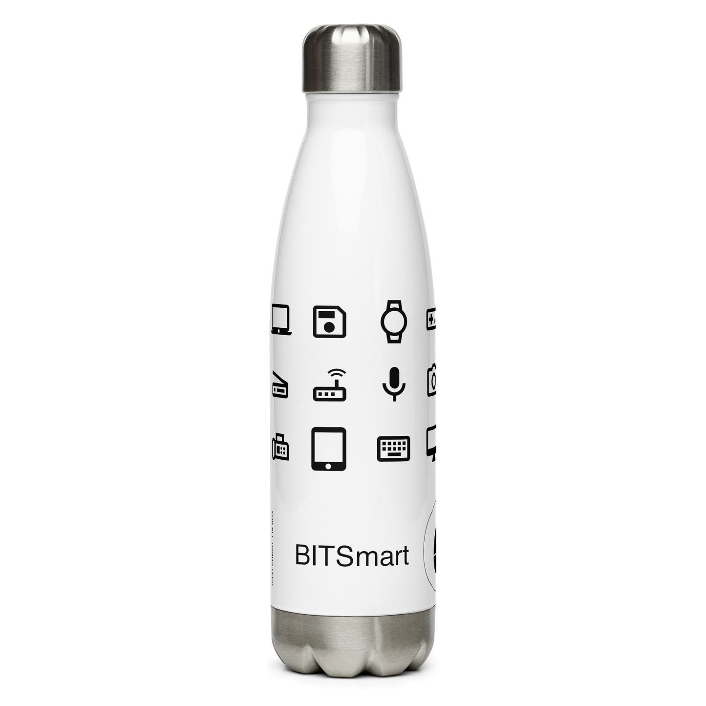 Stainless Steel Water Bottle — White