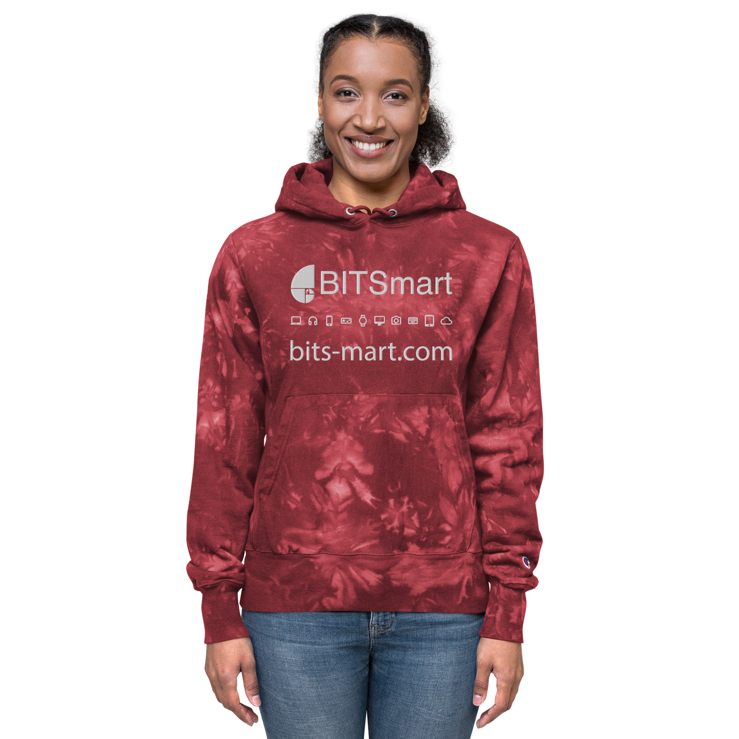 Unisex Champion hoodie — Red