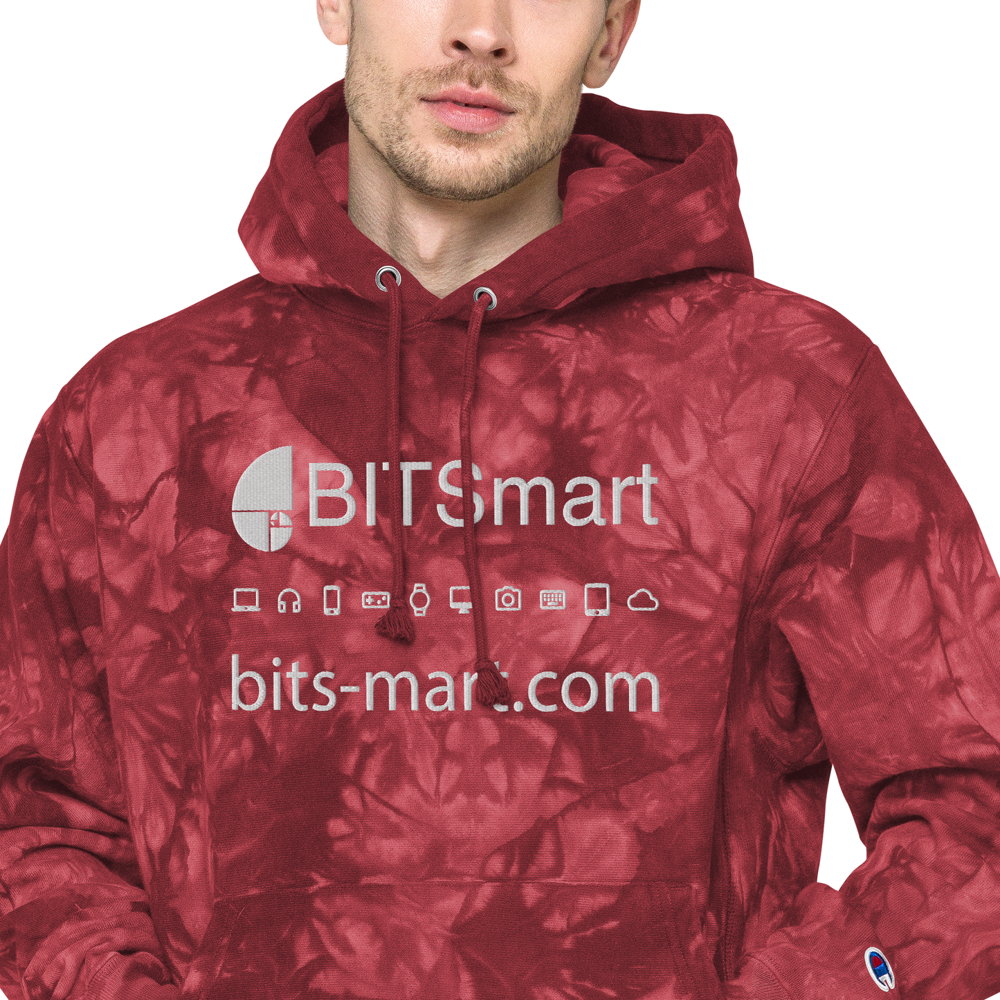 Unisex Champion hoodie — Red