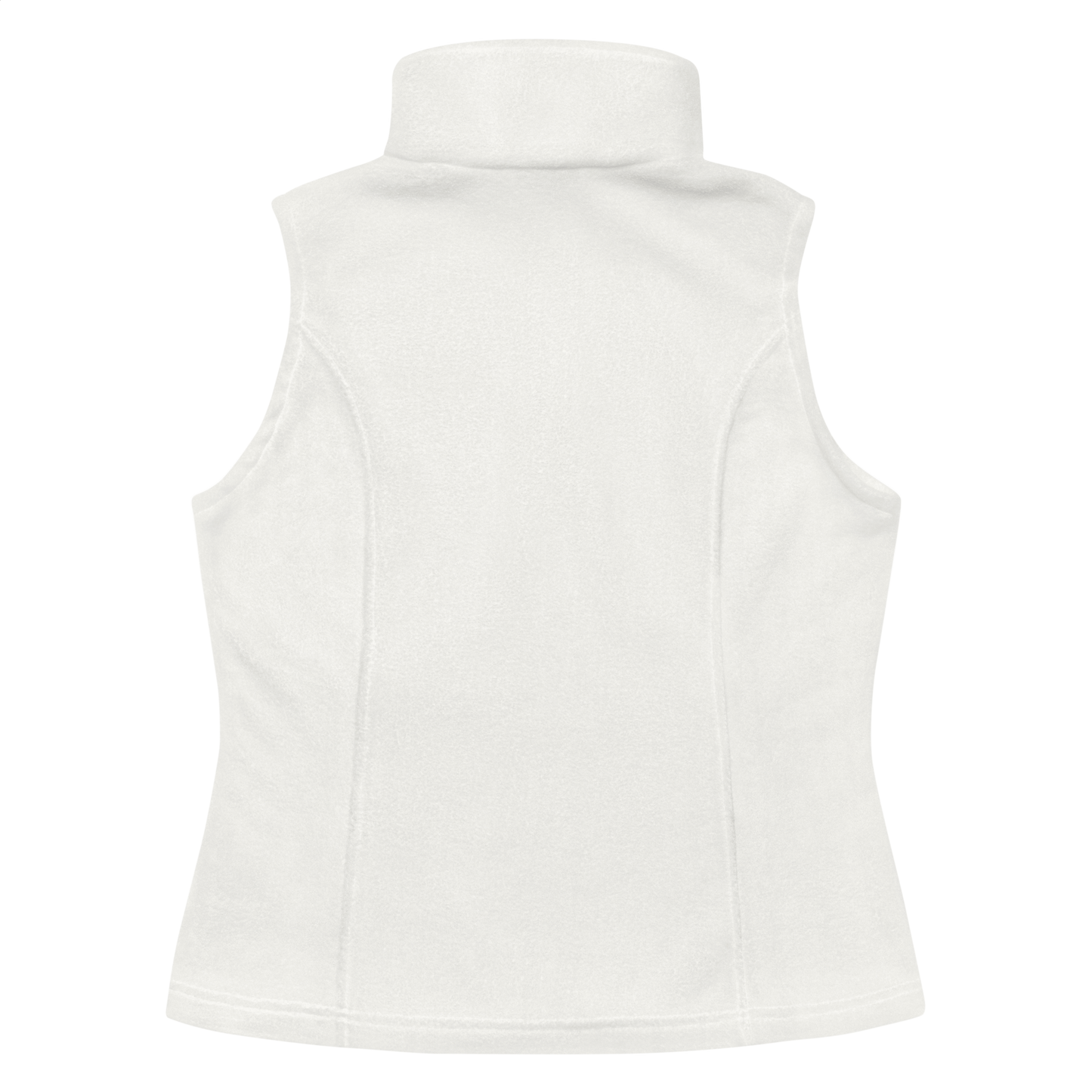 Women’s Columbia fleece vest — White