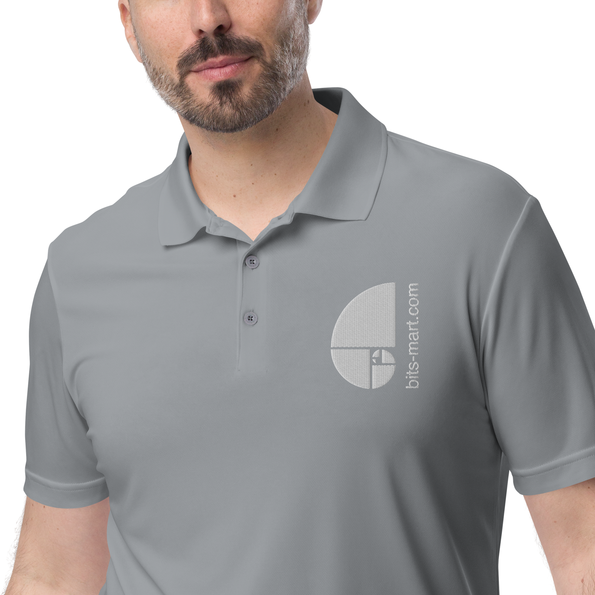 Adidas Performance Polo Shirt — Grey