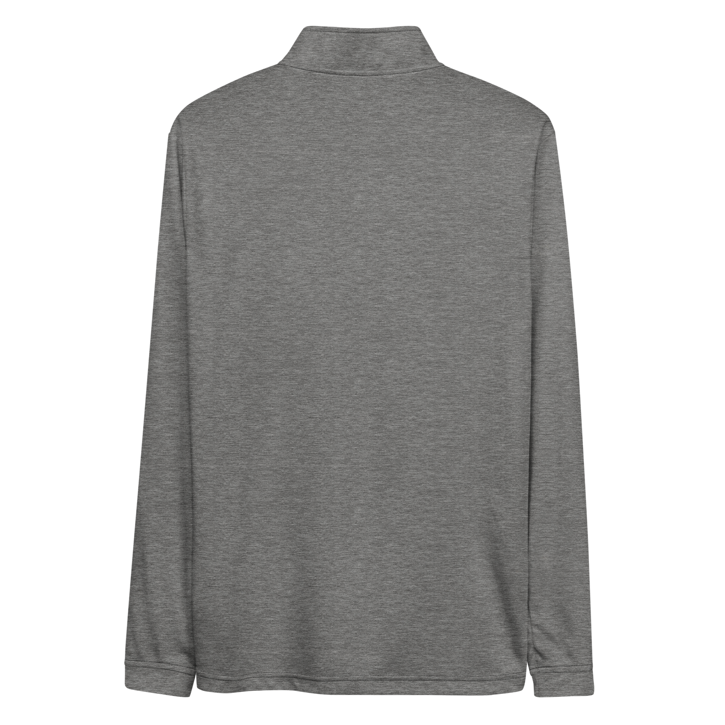 Adidas Quarter Zip Pullover Activewear — Grey White