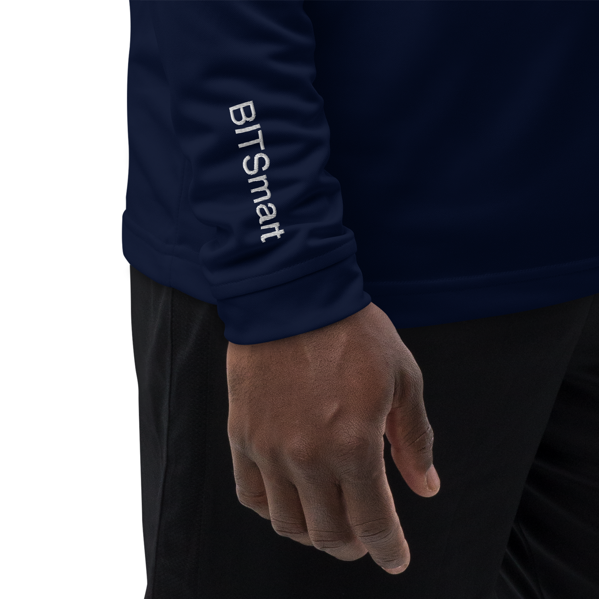 Adidas Quarter Zip Pullover Activewear — Navy