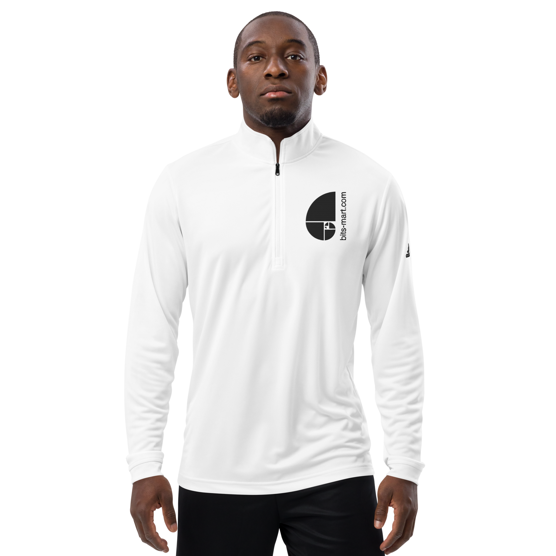 Adidas Quarter Zip Pullover Activewear — White
