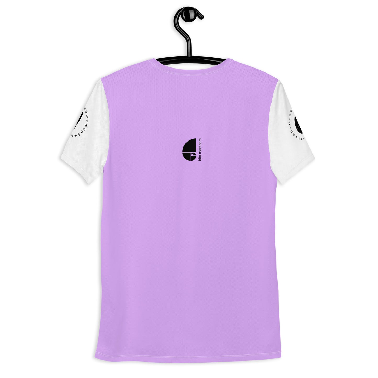 Mens Athletic Polyester T-shirt — Lavender