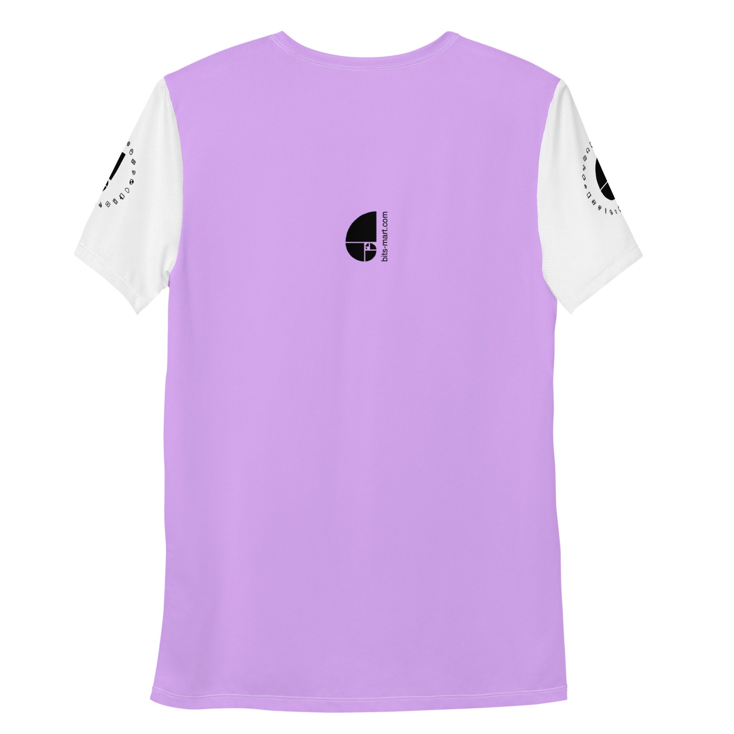 Mens Athletic Polyester T-shirt — Lavender