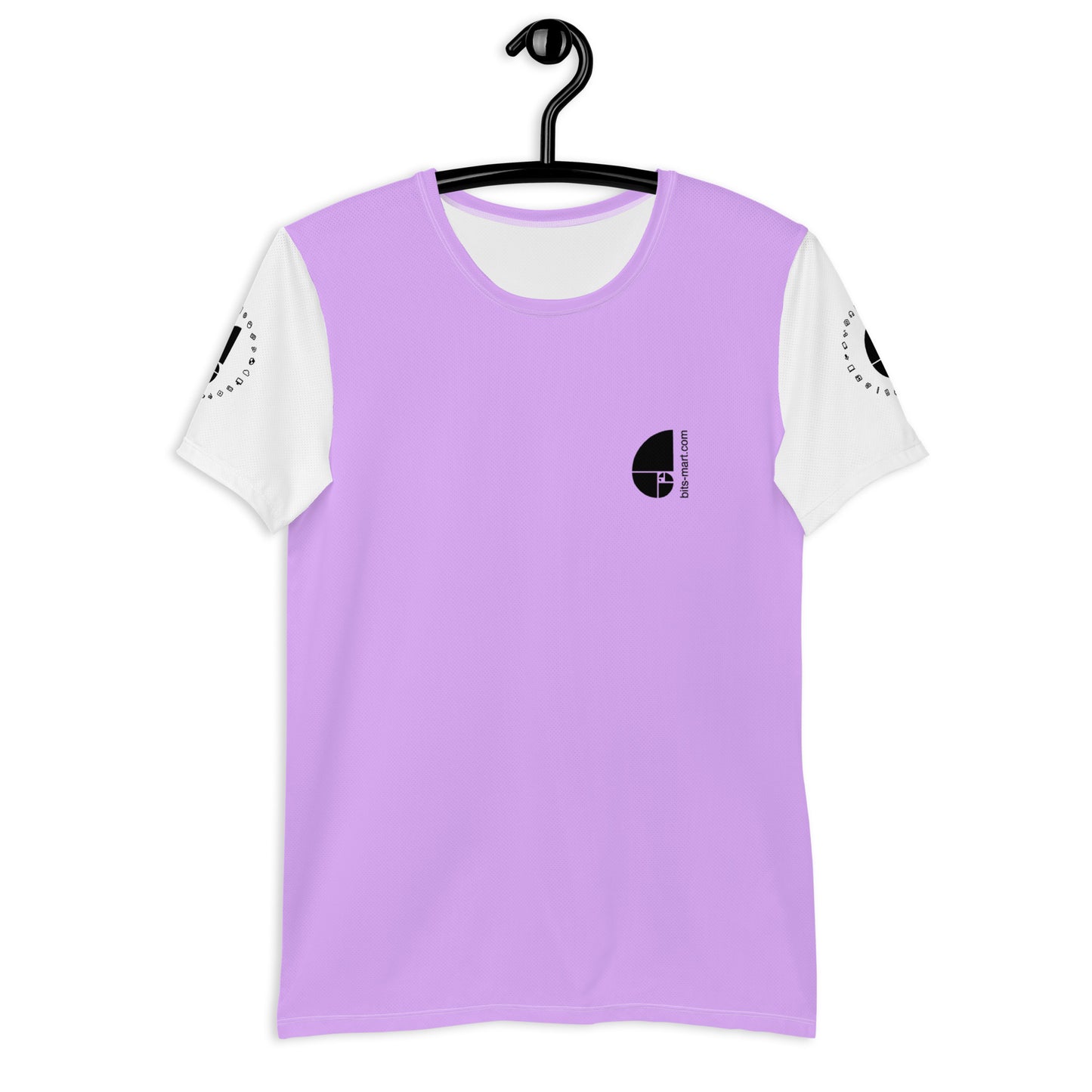 Mens Athletic Polyester T-shirt — Lavender