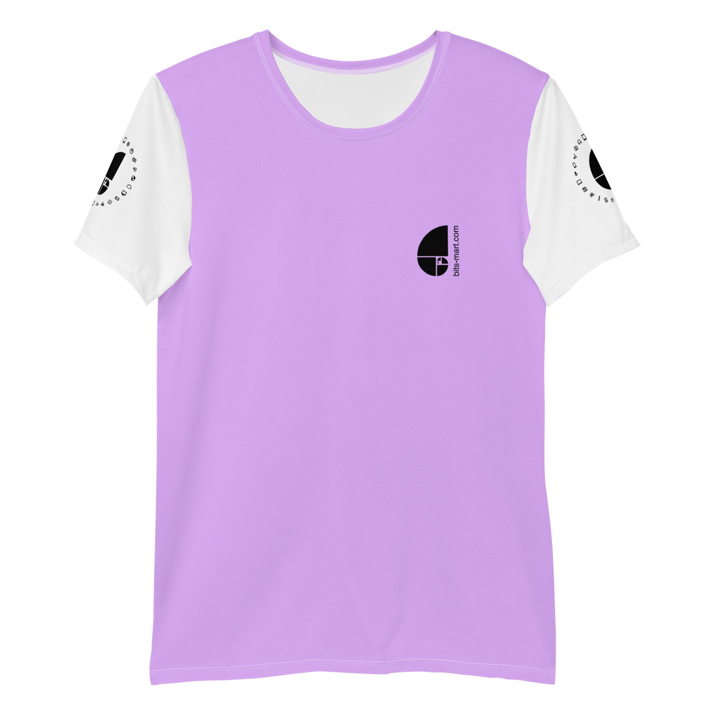 Mens Athletic Polyester T-shirt — Lavender