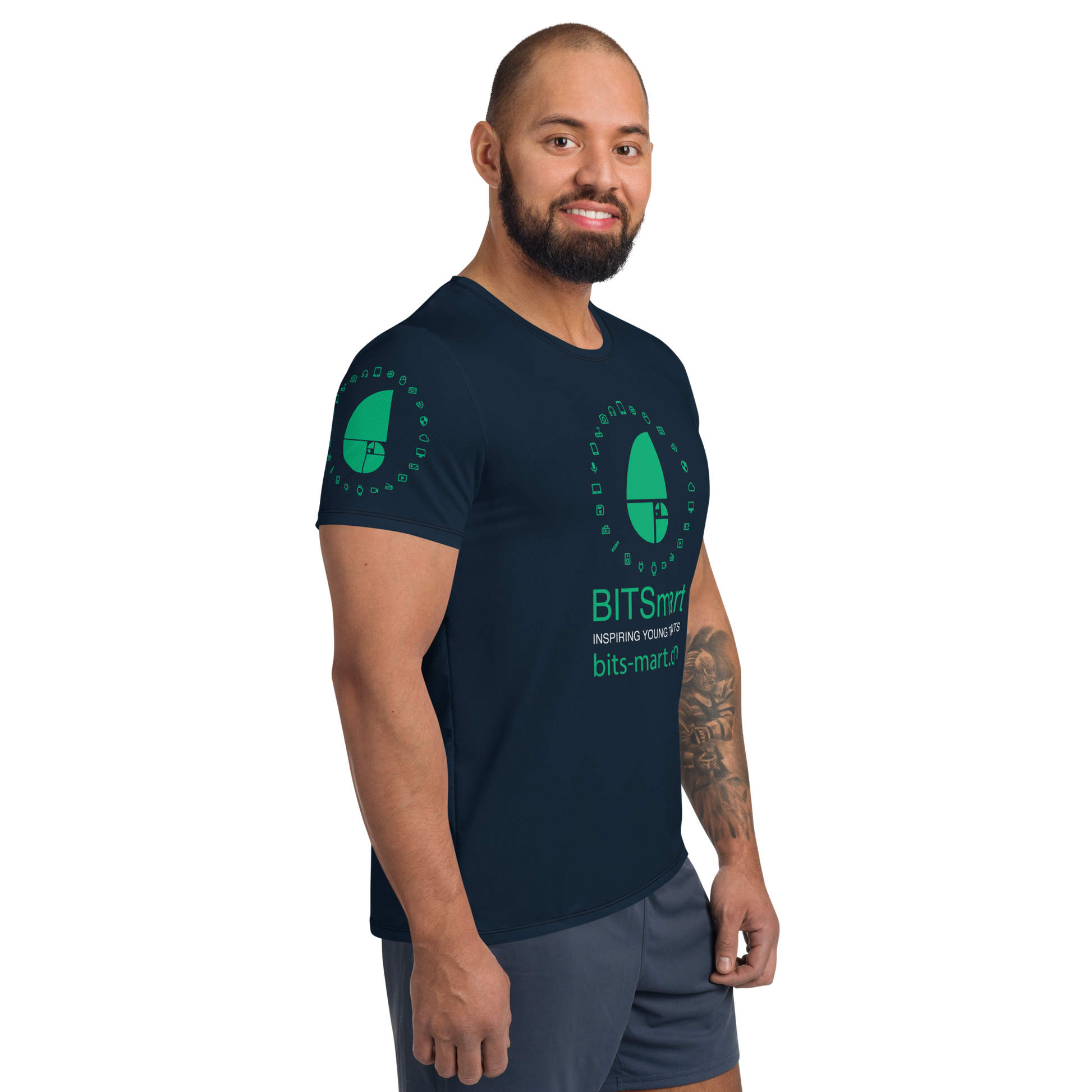 Men's Athletic Polyester T-shirt — Nautilus