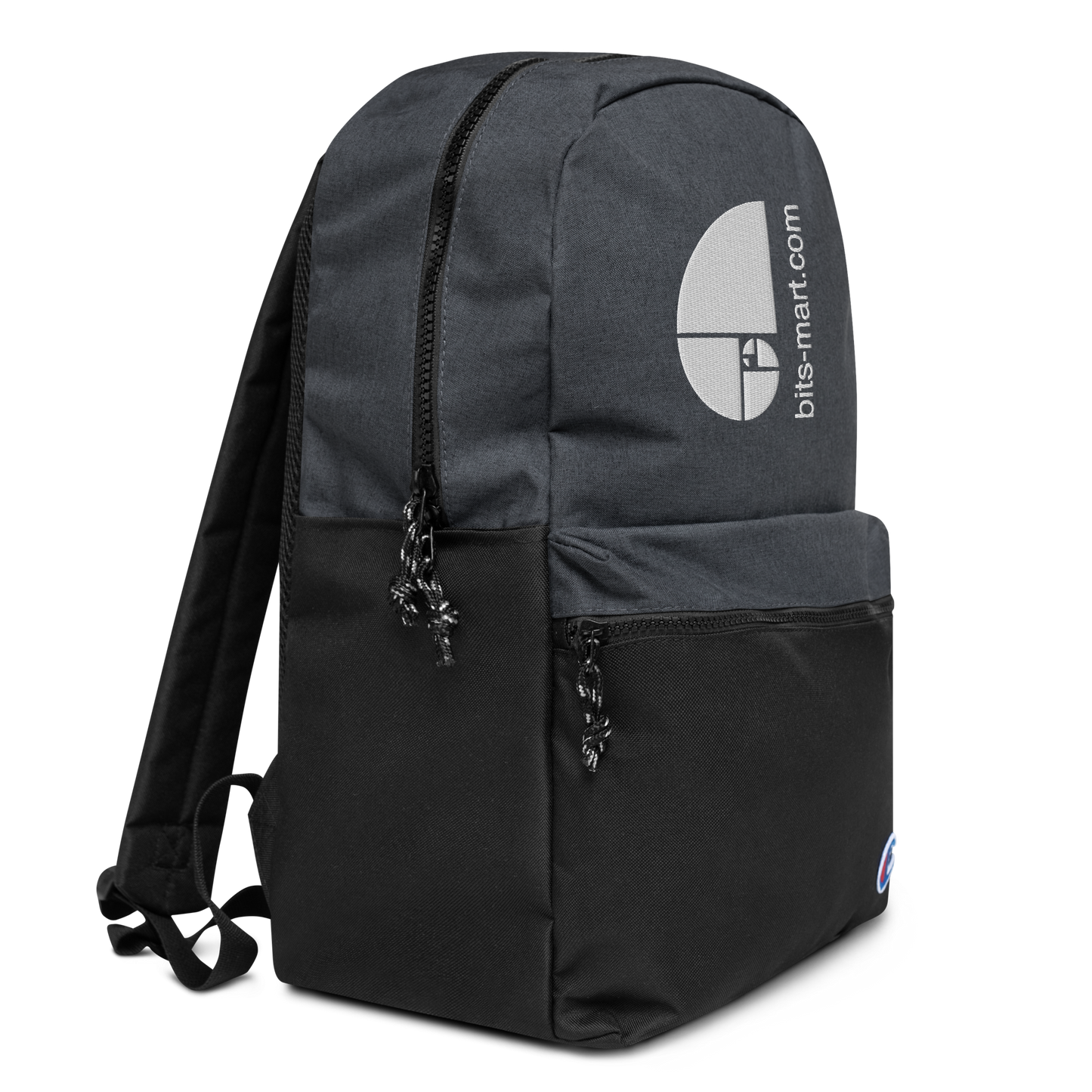 Embroidered Champion Backpack — Black